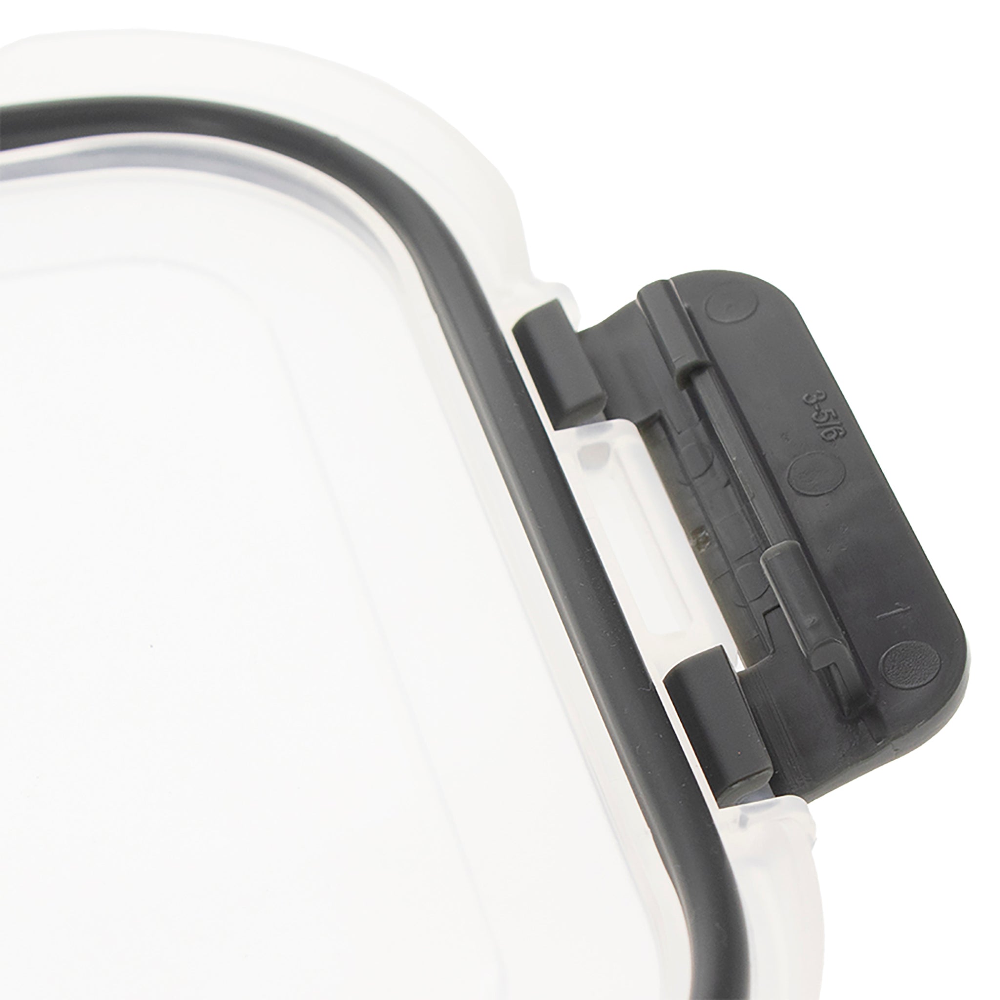 CONSOL MADRID RECT. 3 DIVISION STORAGE CONTAINER WITH CLIP ON LID, 910ML