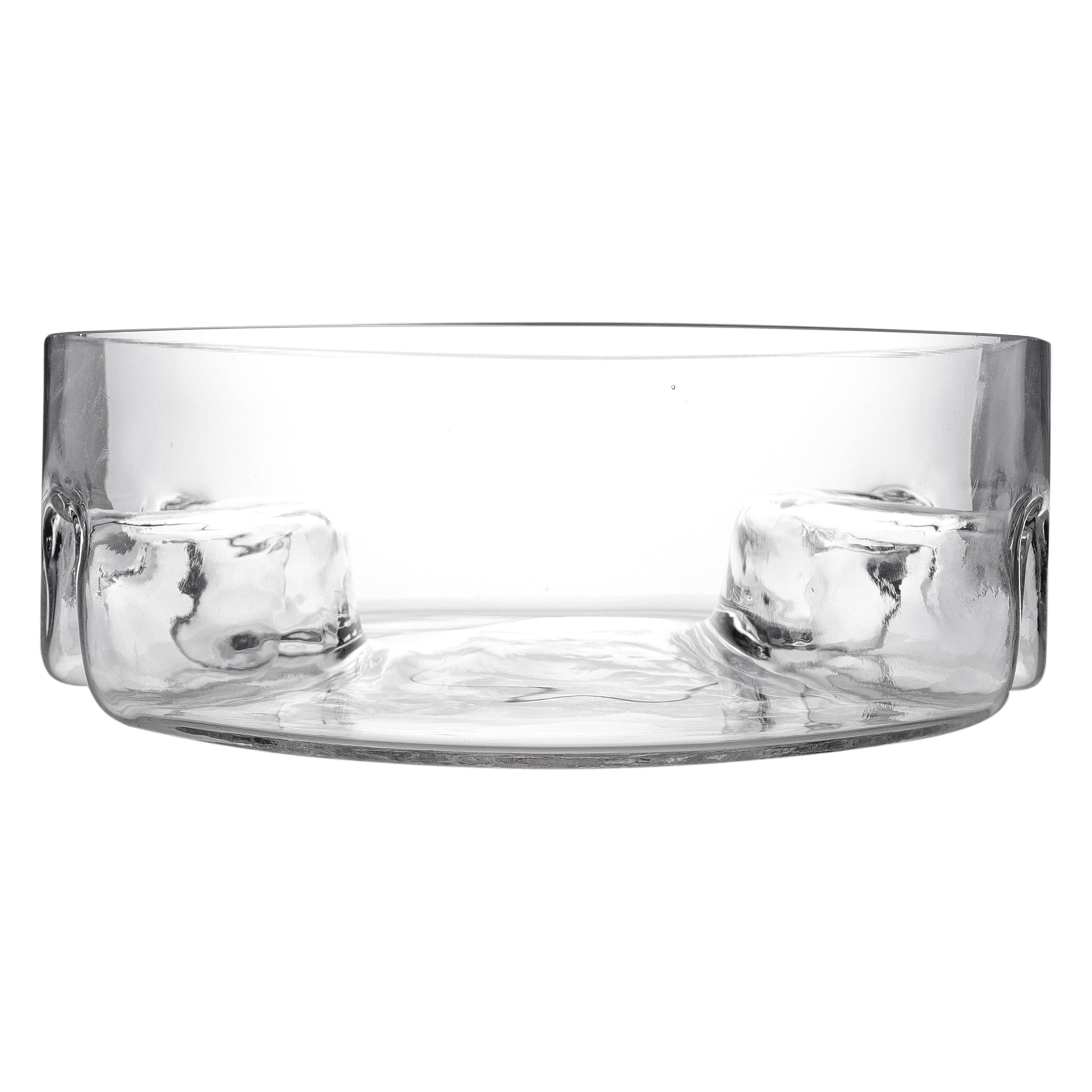 CONSOL GENOA GLASS SERVING BOWL WITH 3 SECTIONS, 250MM DIA