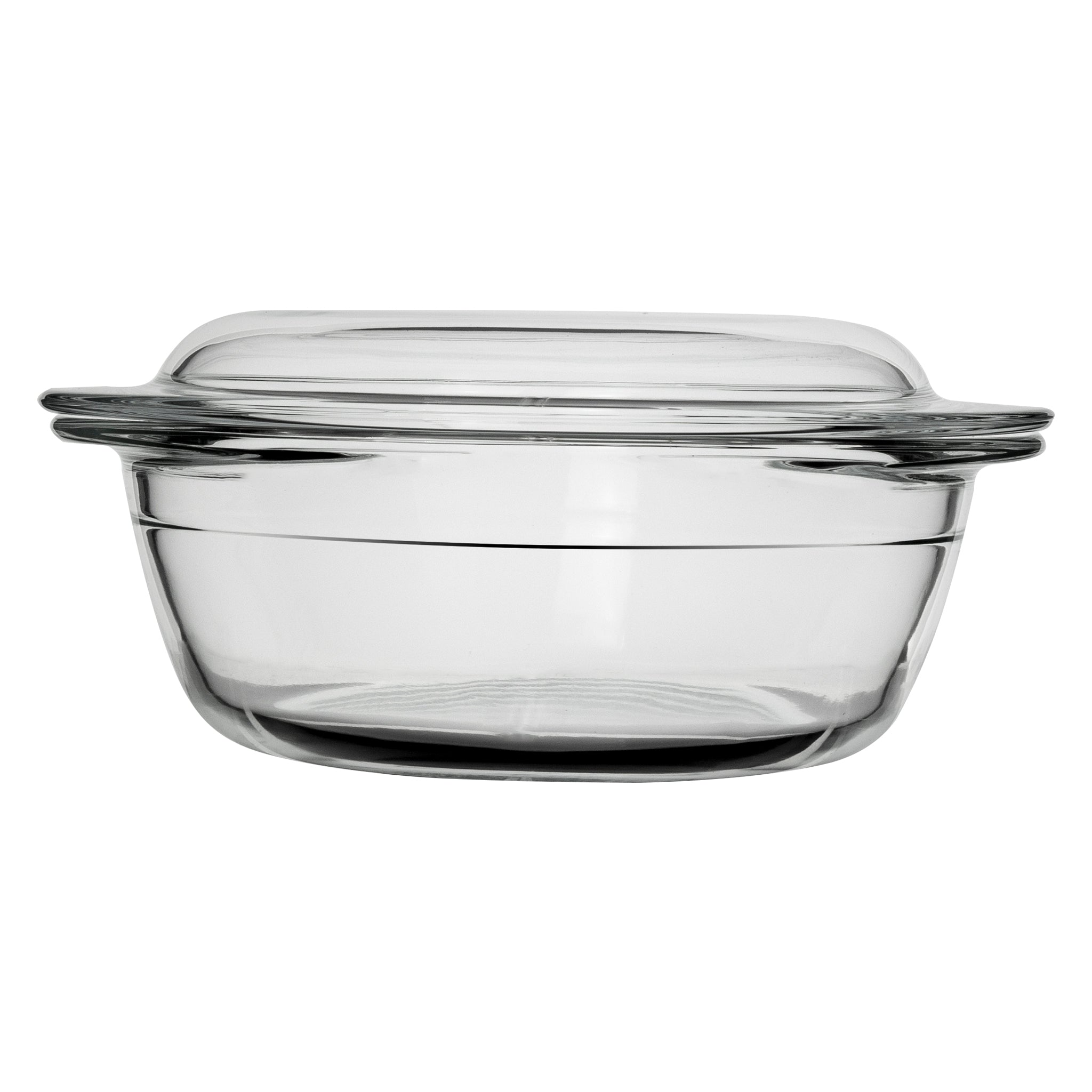 CONSOL CORDOBA ROUND GLASS CASSEROLE WITH LID, 2.1L