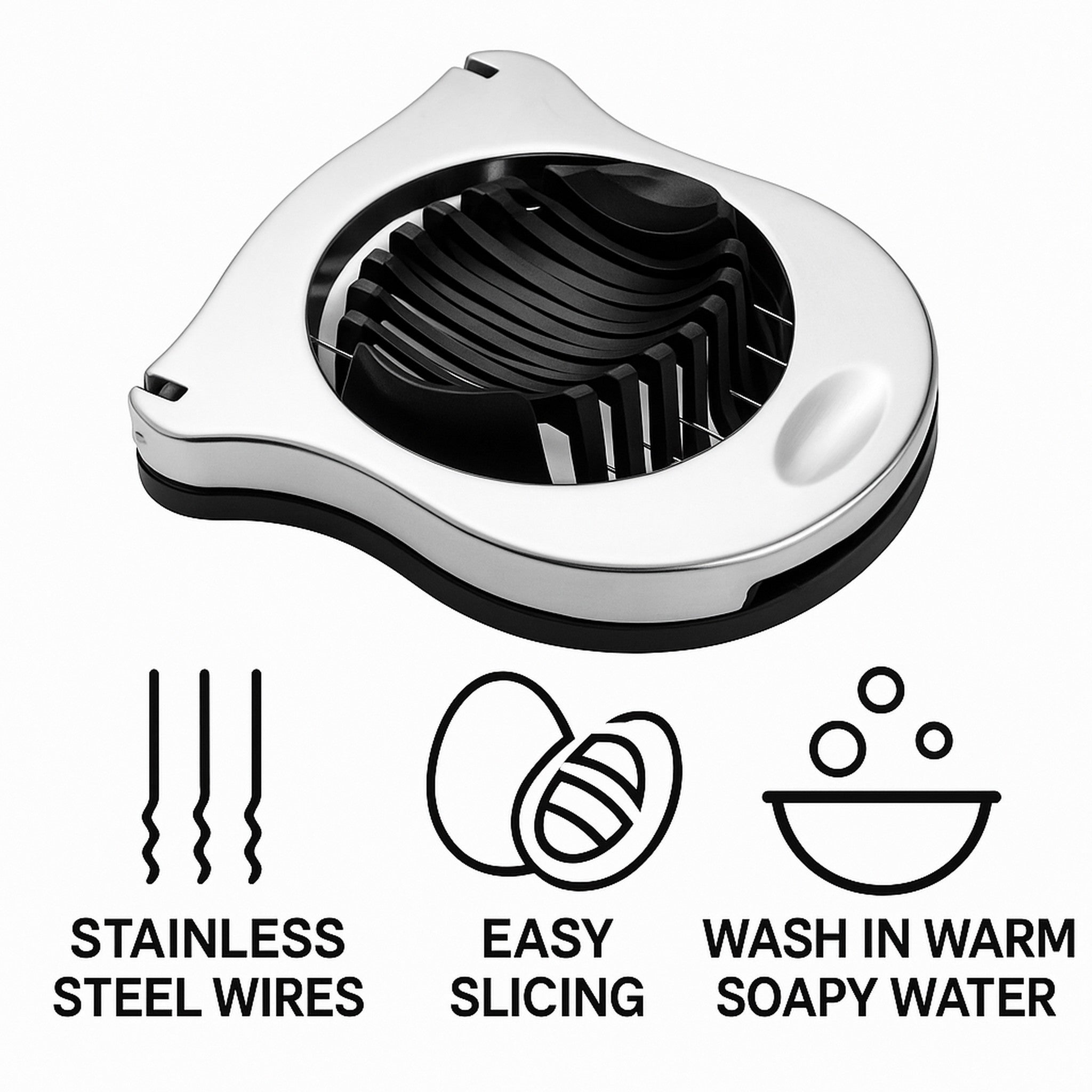 REGENT EGG SLICER ZINC ALLOY & PLASTIC