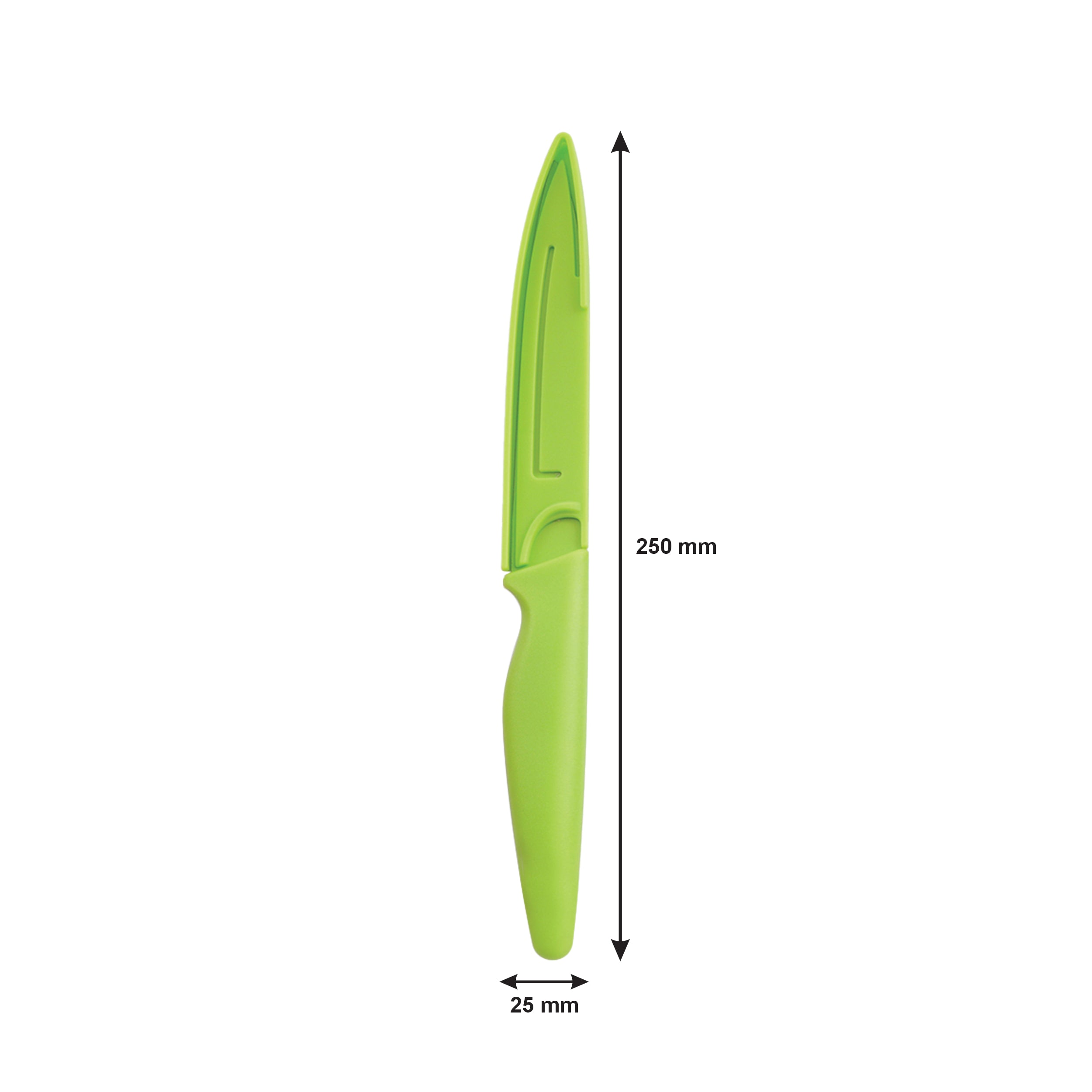 REGENT KITCHEN CHEF, UTILITY, PARING COLOURED KNIVES WITH SHEATHS 3PCS SET