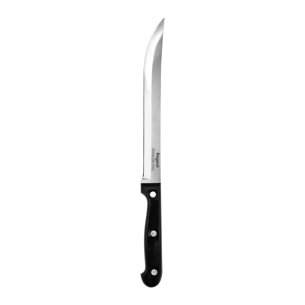 REGENT KITCHEN CARVING KNIFE WITH BAKELITE HANDLE AND 3 RIVETS & SCISSOR 2PCE SET