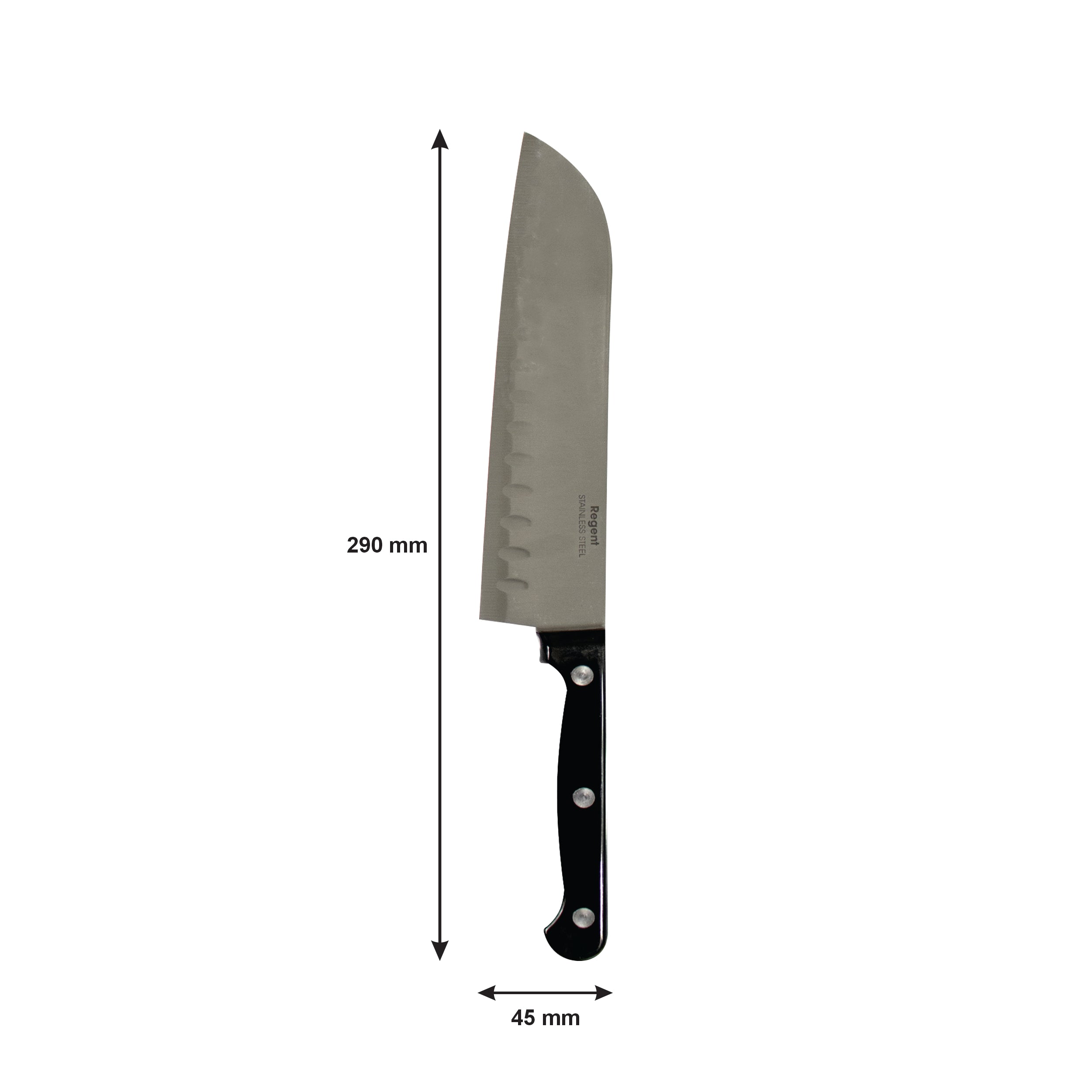 REGENT KITCHEN SANTOKU AND UTILITY KNIVES WITH PEELER 3PCS SET