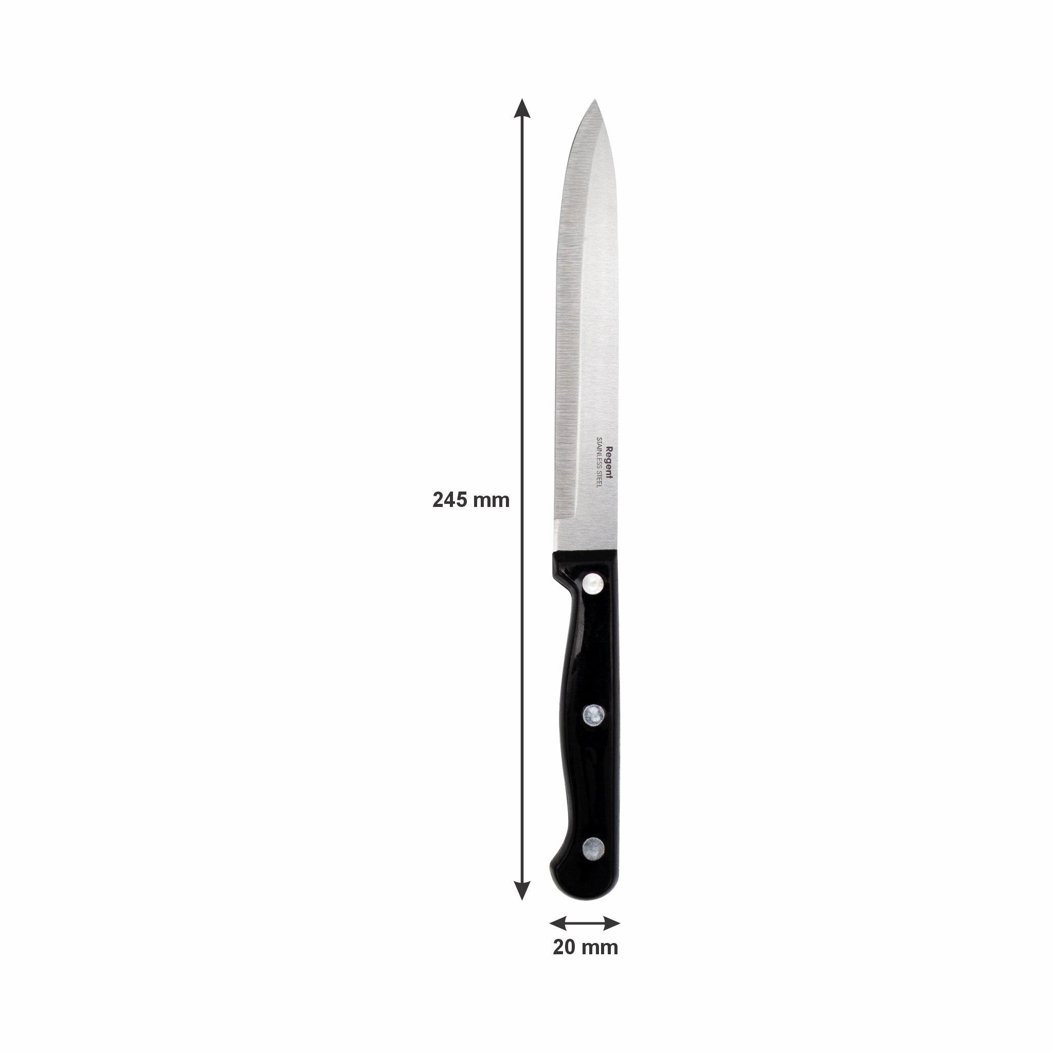REGENT KITCHEN SANTOKU AND UTILITY KNIVES WITH PEELER 3PCS SET