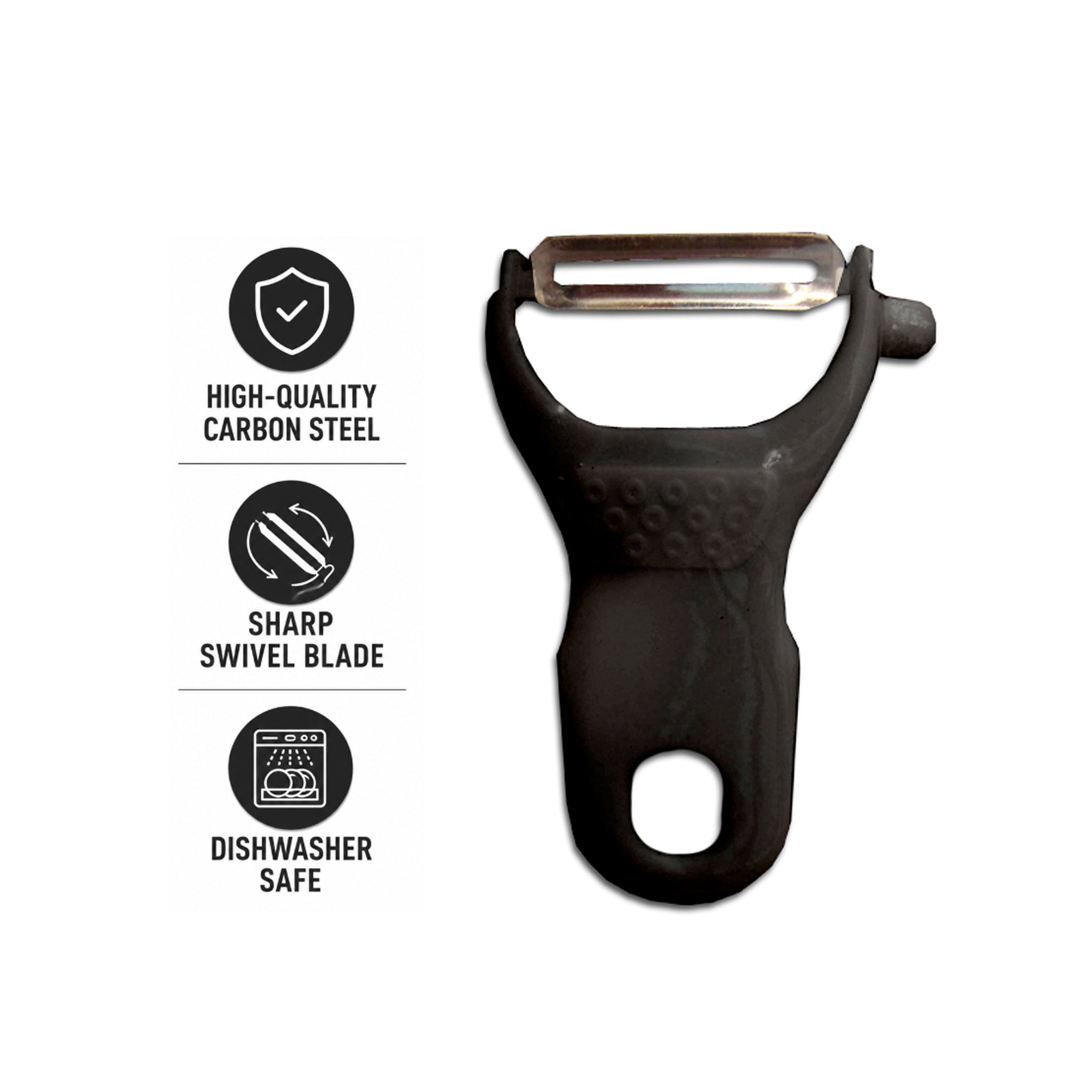 REGENT KITCHEN VEGETABLE PEELER STAINLESS STEEL AND PLASTIC, 120MM