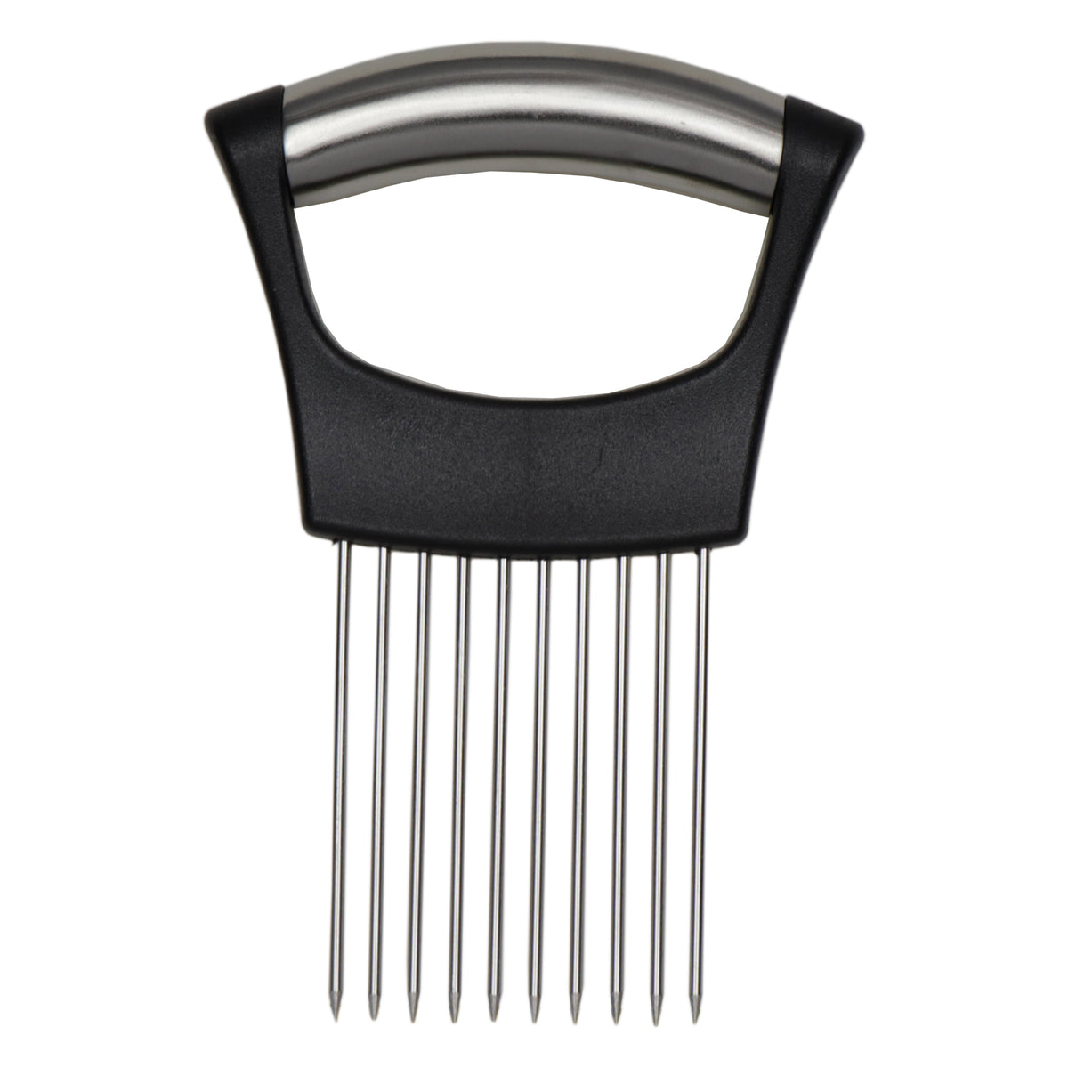 REGENT KITCHEN ONION HOLDER FOR SLICING WITH ST STEEL & ABS HANDLE, 142MM