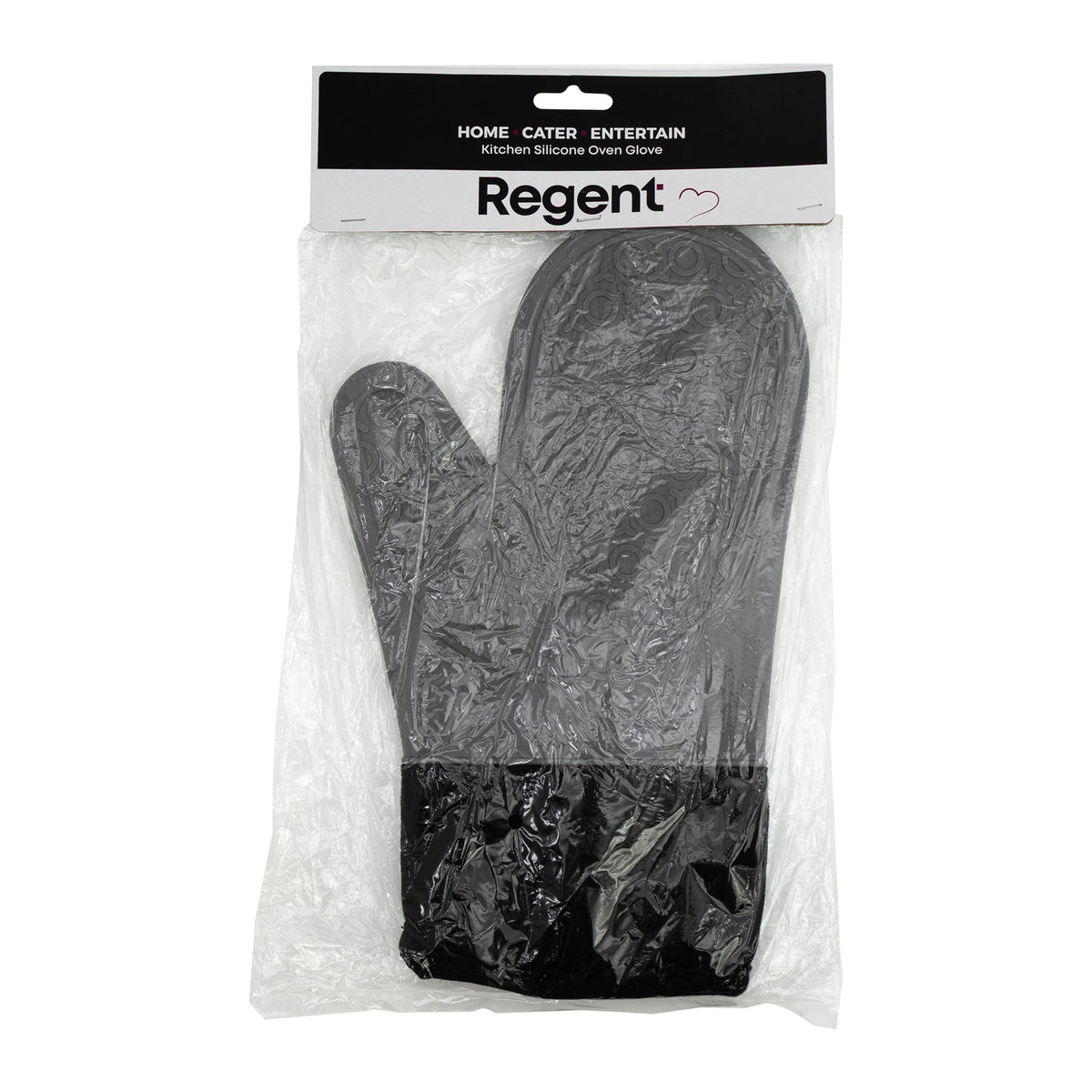 REGENT KITCHEN SILICONE OVEN GLOVE GREY EACH