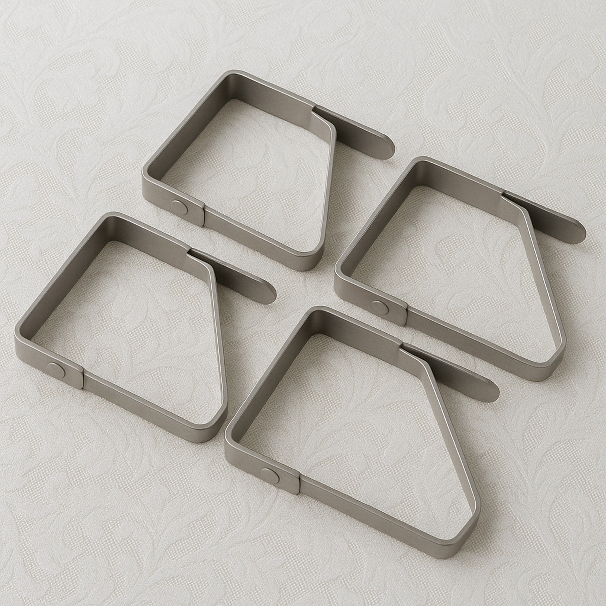 REGENT KITCHEN TABLE CLOTH CLIPS STAINLESS STEEL 4PK