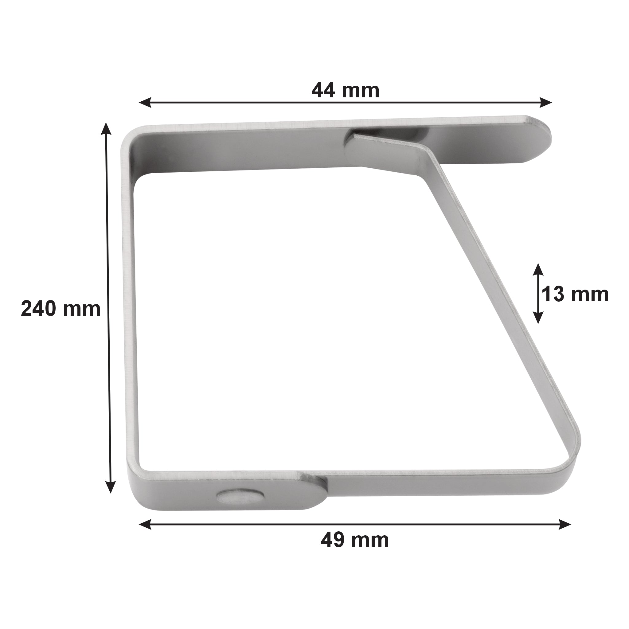 REGENT KITCHEN TABLE CLOTH CLIPS STAINLESS STEEL 4PK