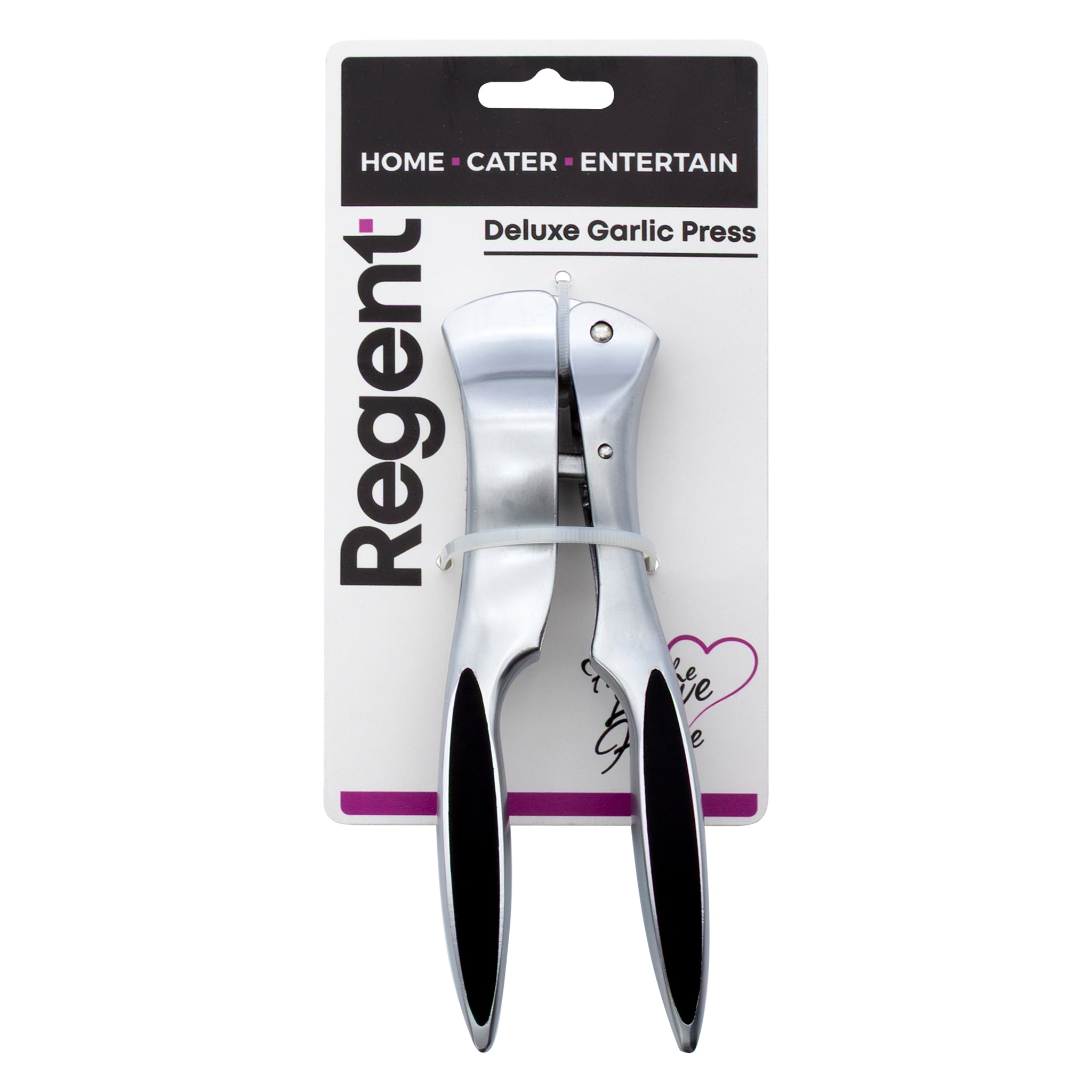 REGENT KITCHEN DELUXE GARLIC PRESS, 170MM