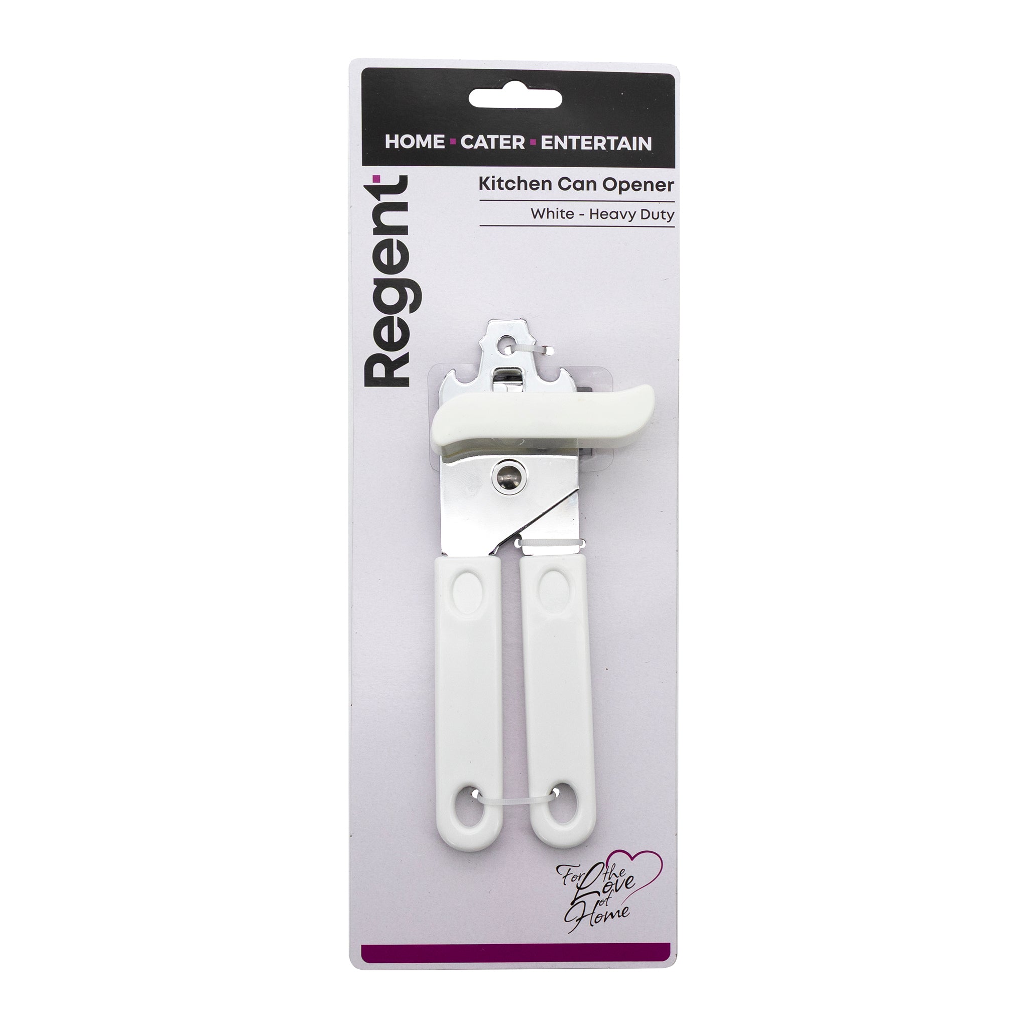 REGENT KITCHEN CAN OPENER WHITE HEAVY DUTY, 180MM