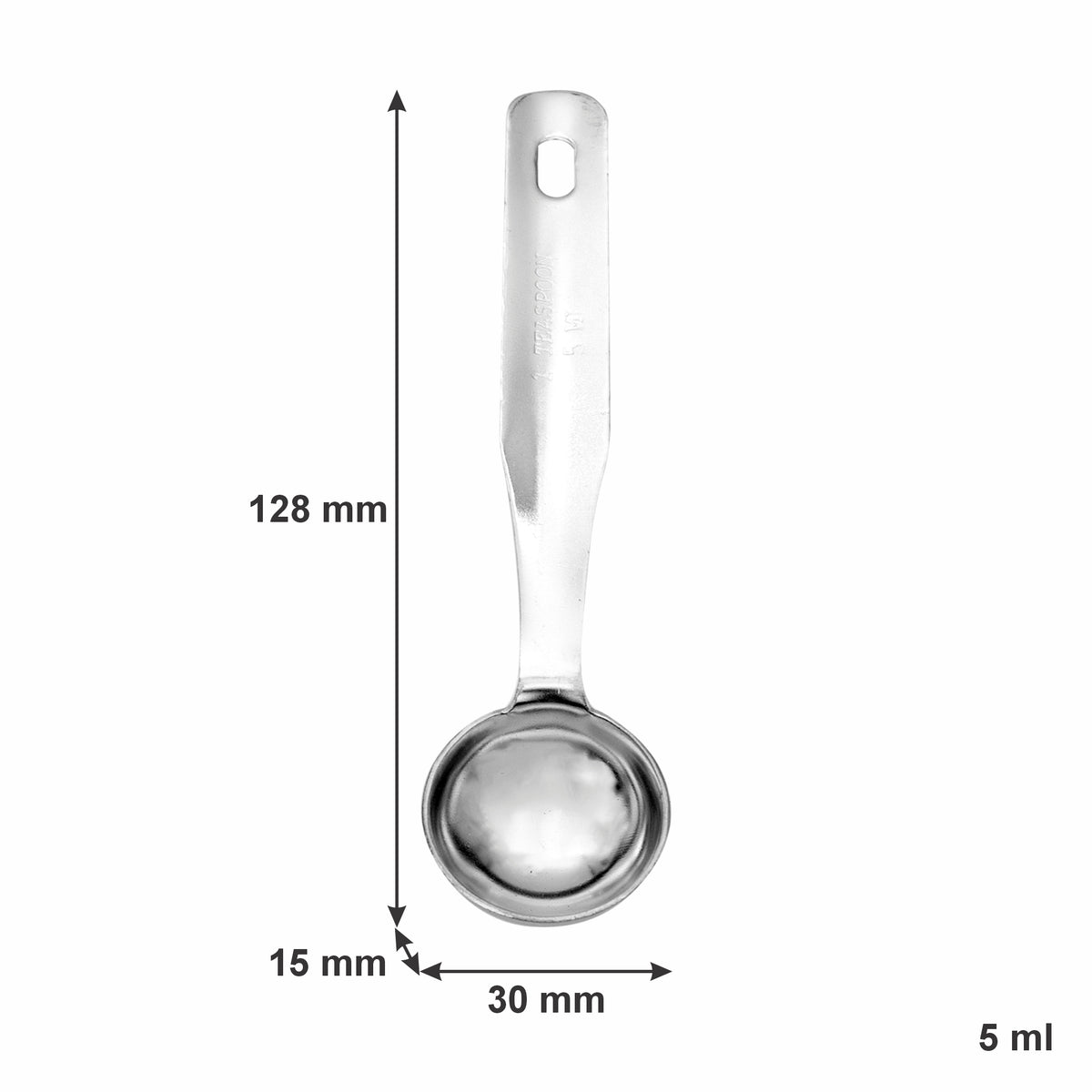 REGENT BAKEWARE DELUXE MEASURING SPOONS ST STEEL 4PK SET, 1/4TSP-1TBSP