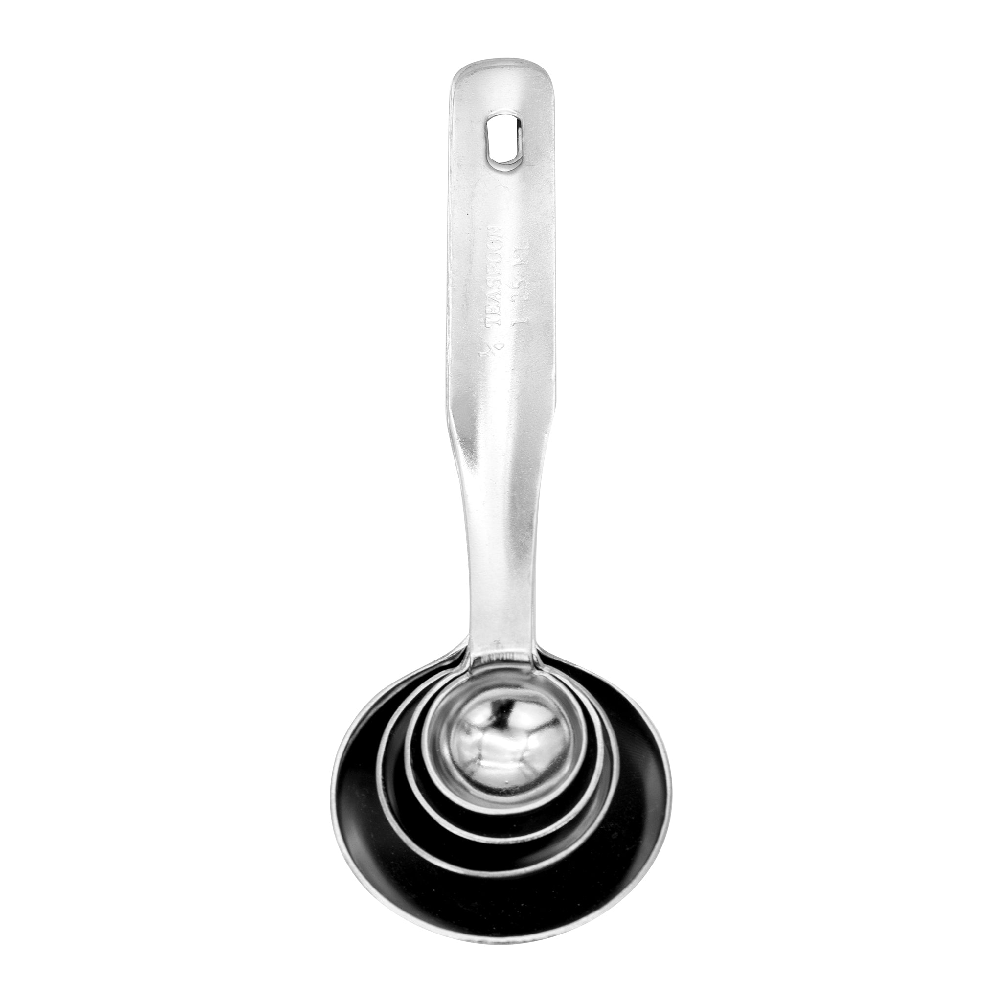 REGENT BAKEWARE DELUXE MEASURING SPOONS ST STEEL 4PK SET, 1/4TSP-1TBSP