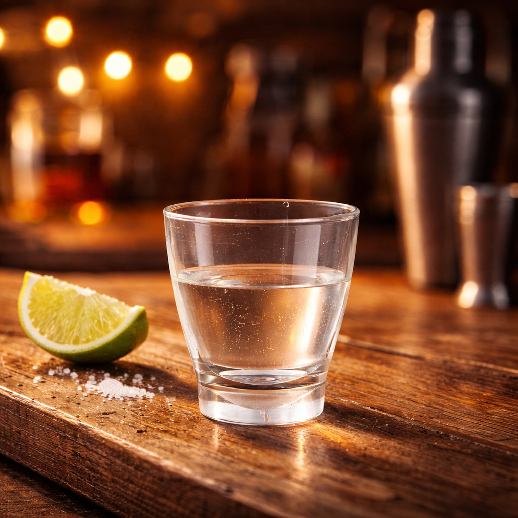 BAR BUTLER SINGLE CLEAR PLASTIC SHOT GLASS, 25ML/35MM DIA