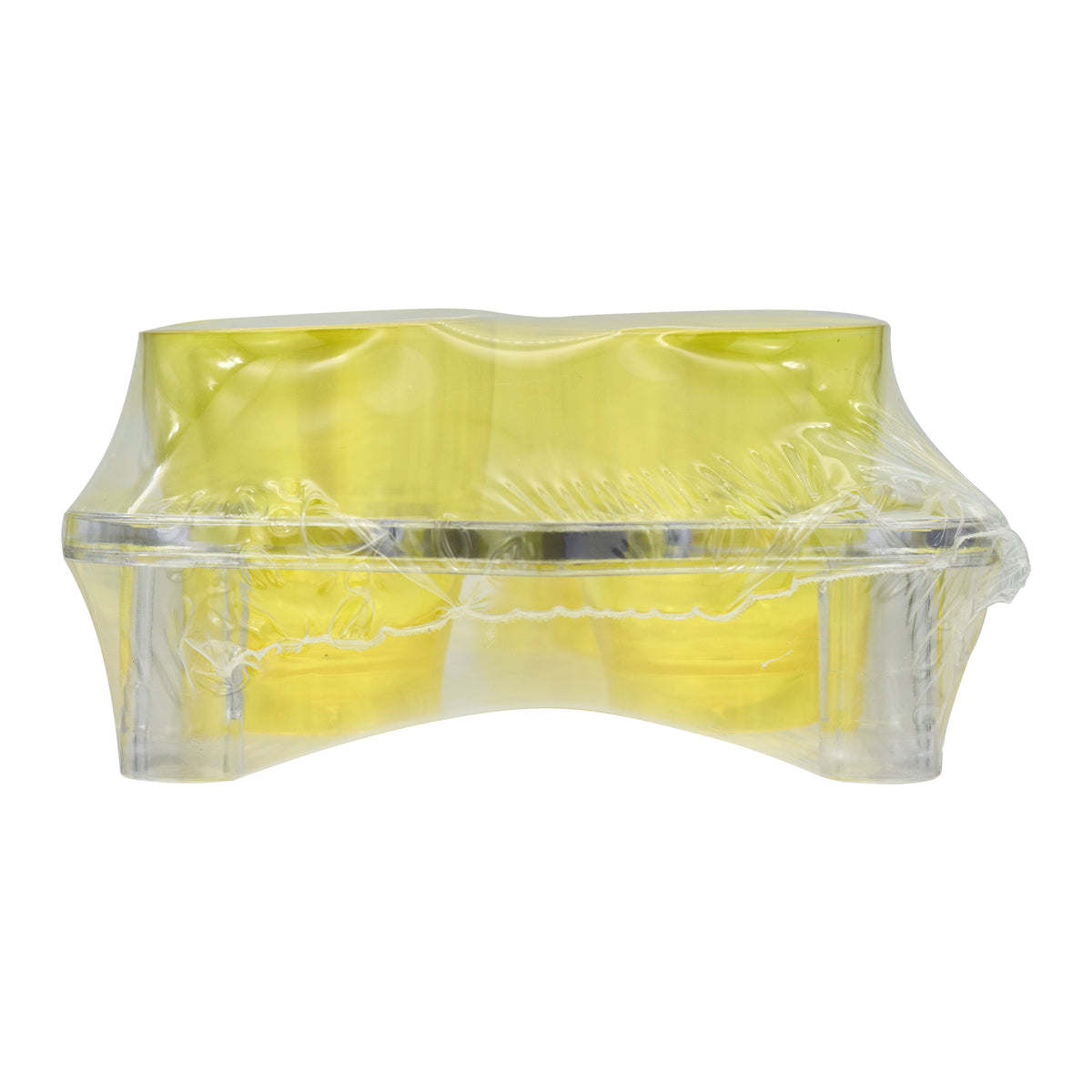 BAR BUTLER 10 COLOURED PLASTIC SHOT GLASSES 25ML ON A TRAY 11PCS SET, (1 COLOUR PER TRAY)