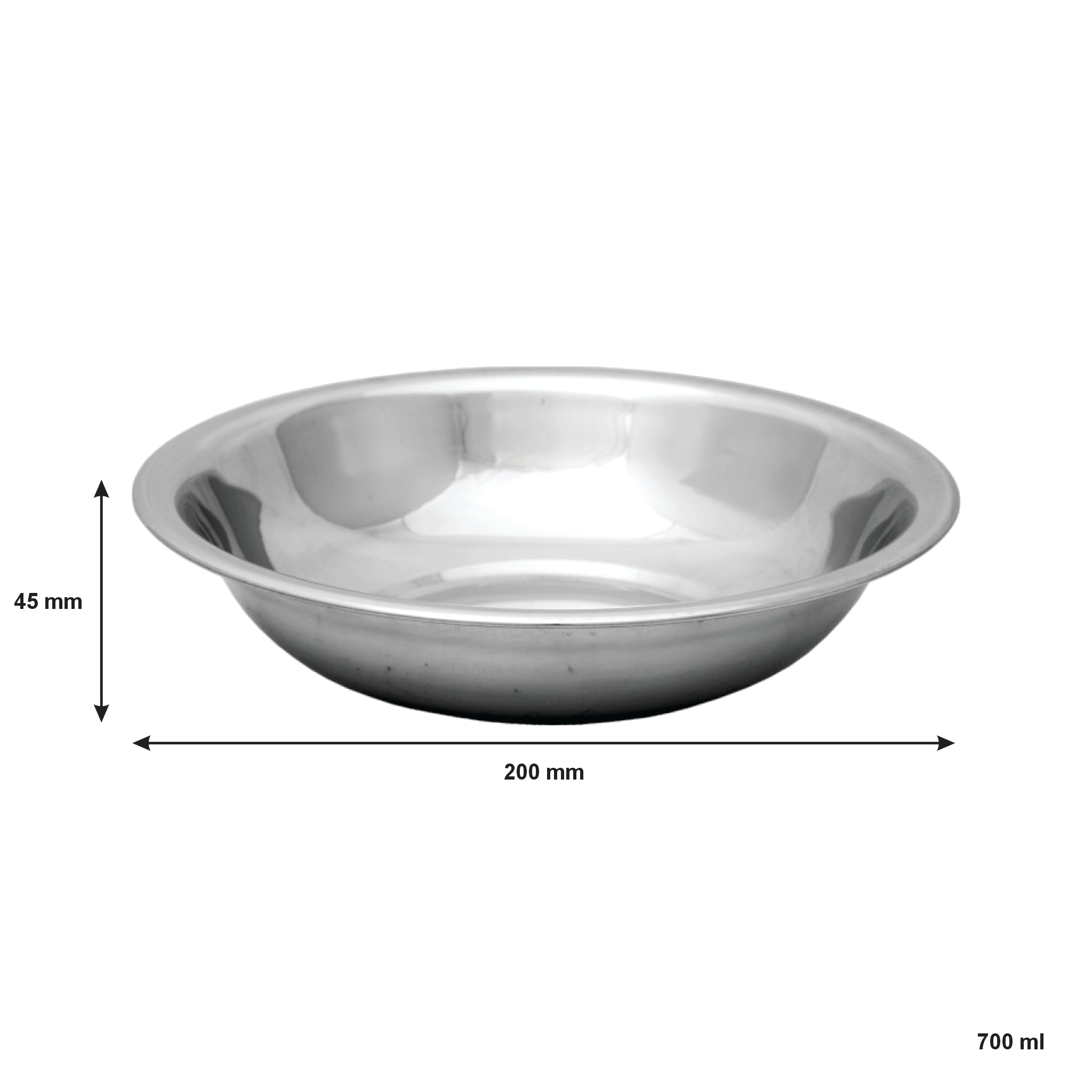 REGENT REGULAR MIXING BOWL STAINLESS STEEL MEDIUM, 700ML