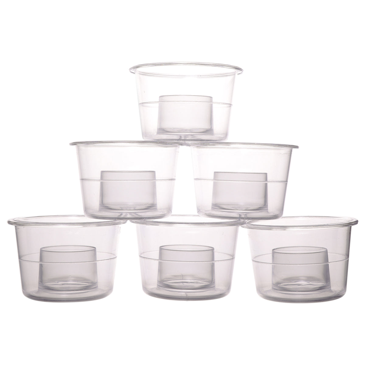 BAR BUTLER JAGER BOMB PLASTIC SHOT GLASSES 25ML/145ML, 6 PACK
