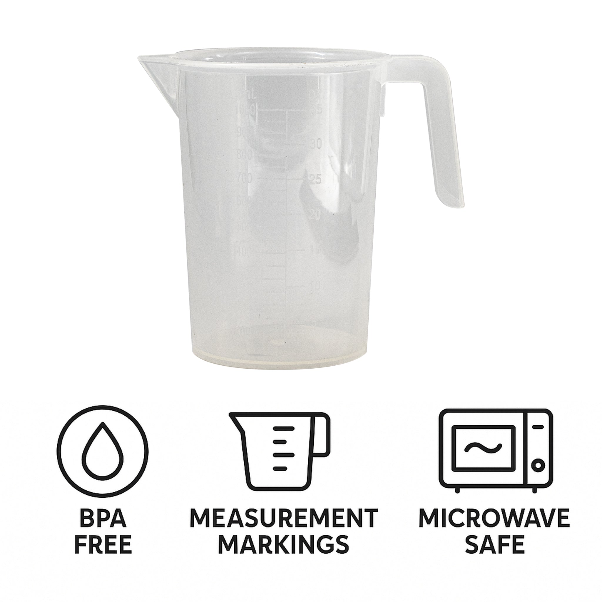 REGENT CATERING MEASURING JUG PLASTIC, 1L