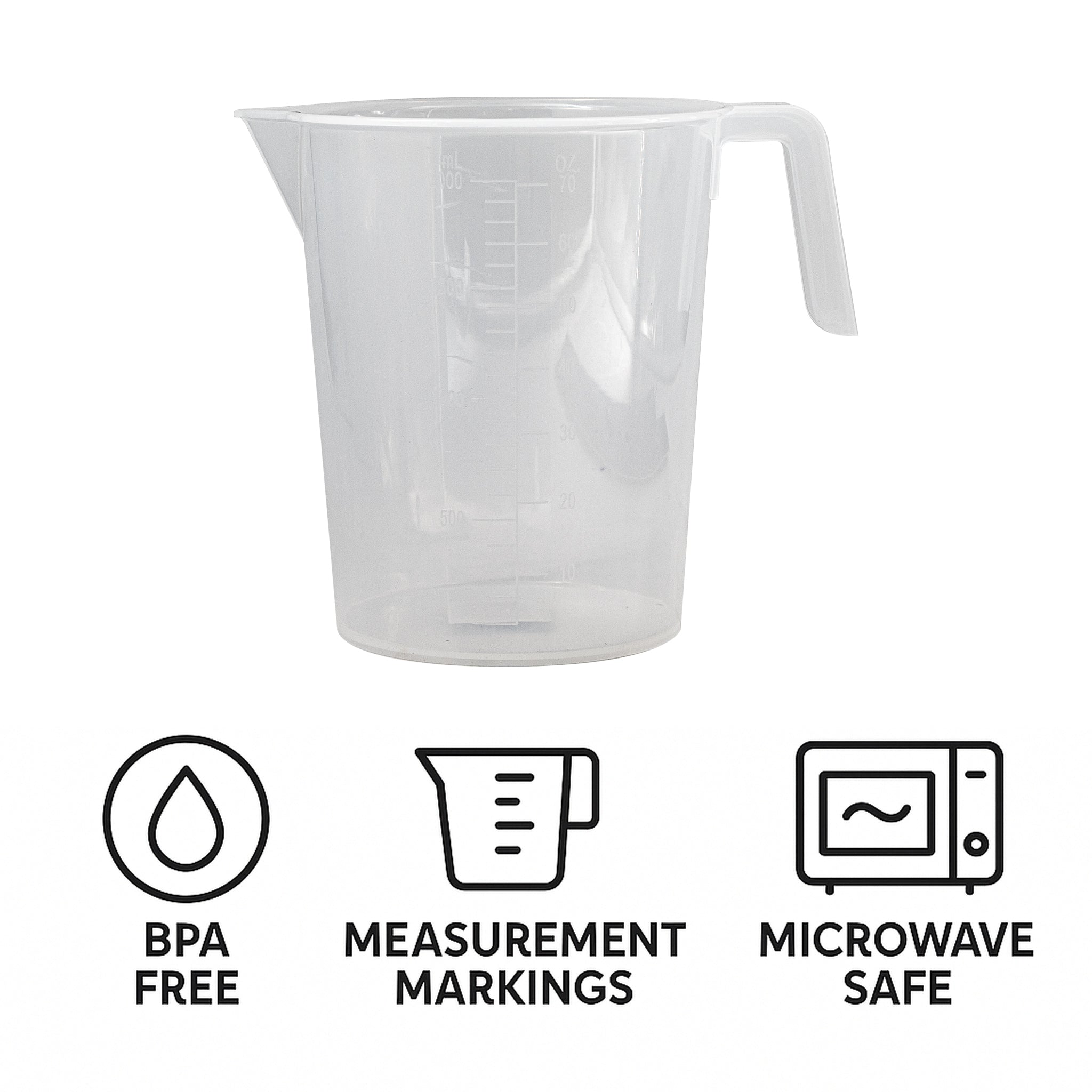 REGENT CATERING MEASURING JUG PLASTIC, 2L