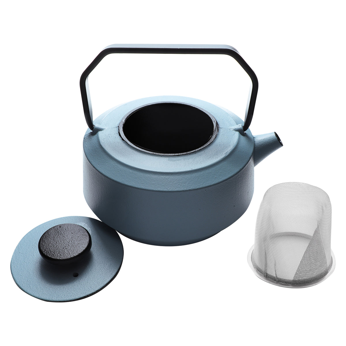 REGENT CAST IRON NAMBU TEKKI JAPANESE STYLE TEAPOT BLUE, 900ML
