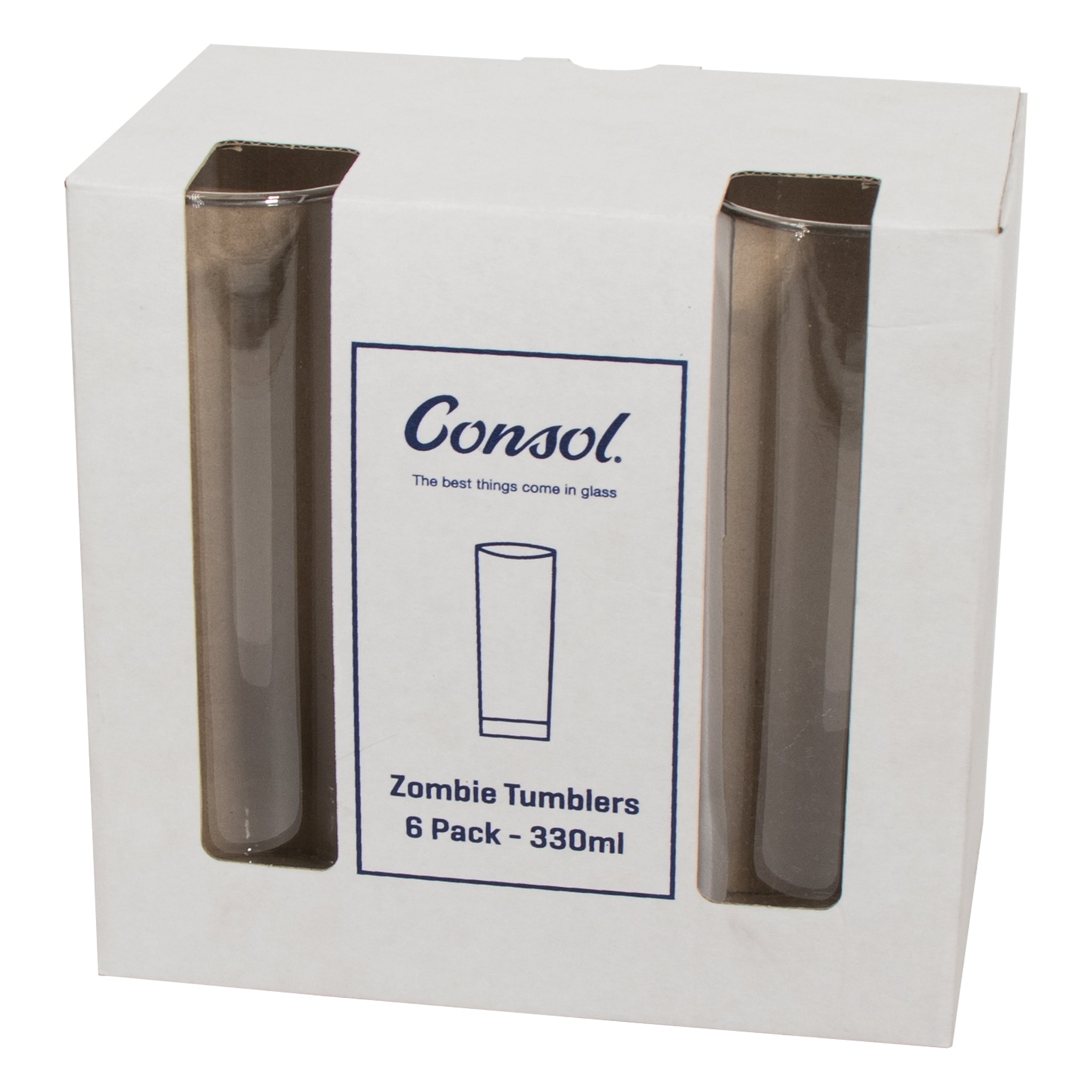 CONSOL ZOMBIE TUMBLERS 6PK, 330ML