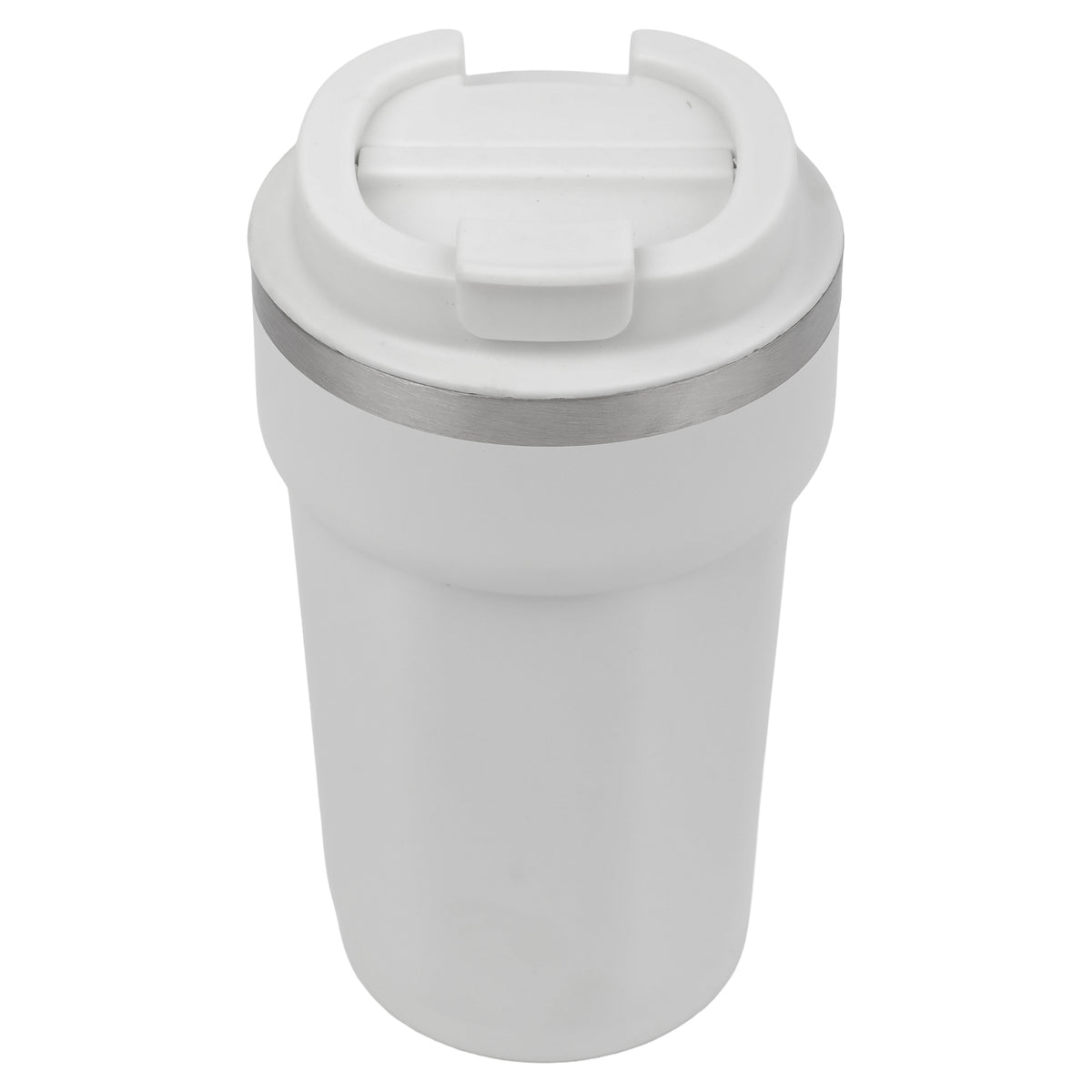 REGENT DOUBLE WALL STAINLESS STEEL TRAVEL MUG WHITE, 510ML