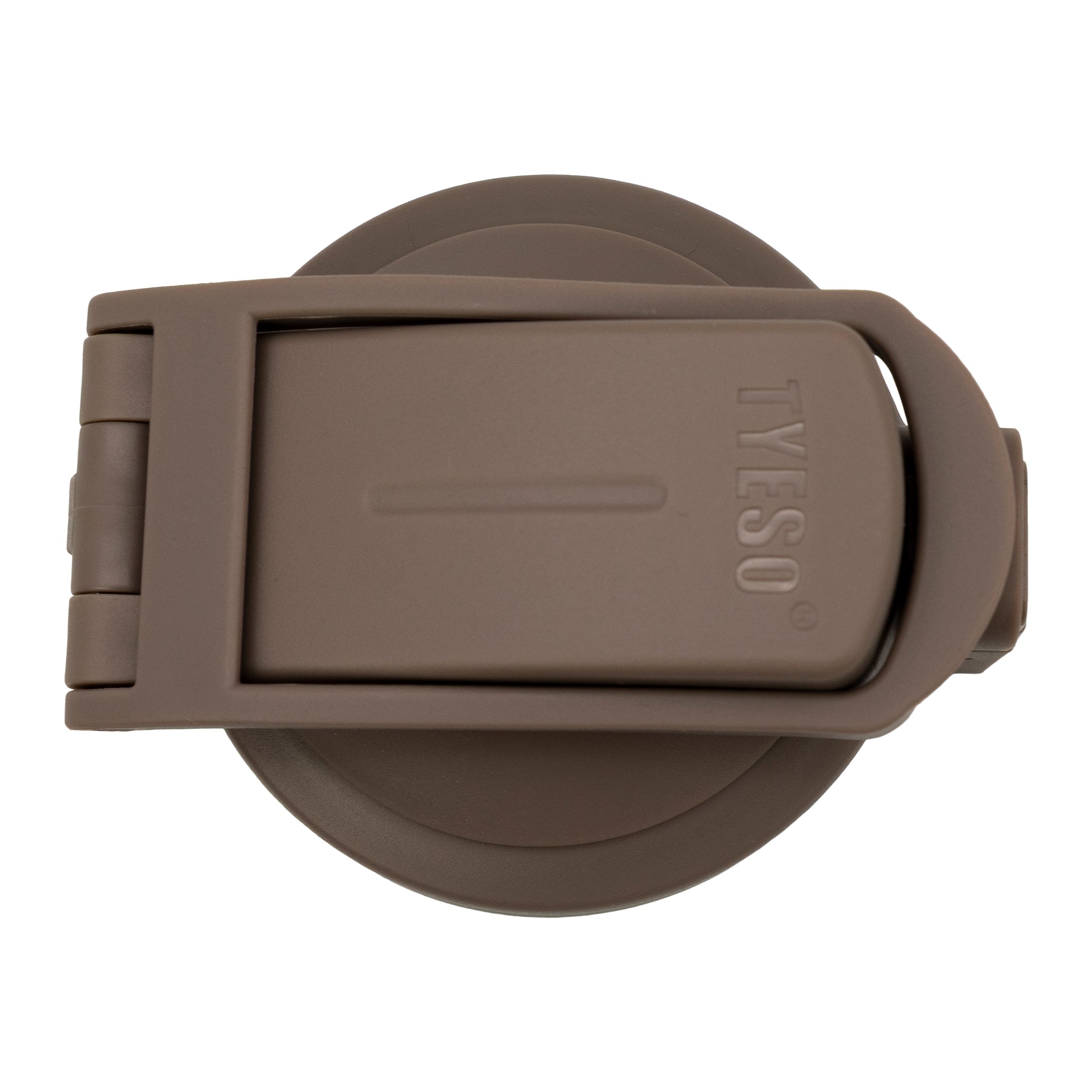 REGENT DOUBLE WALLED VACUUM INSULATED BOTTLE ST. STEEL, SILICONE AND PP PLASTIC BROWN, 900ML
