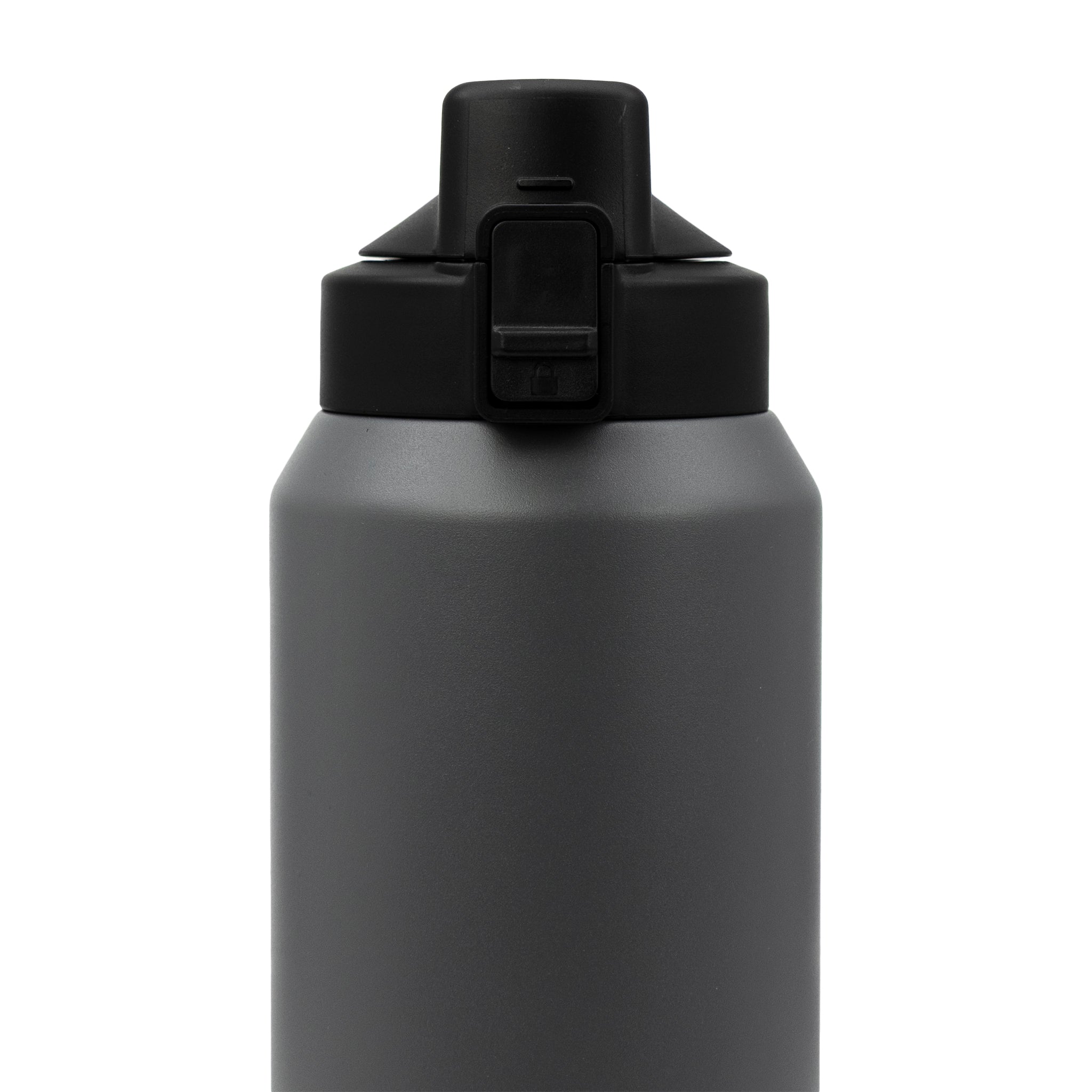 REGENT DOUBLE WALLED VACUUM INSULATED FLASK ST. STEEL AND PP PLASTIC GREY, 1.2L