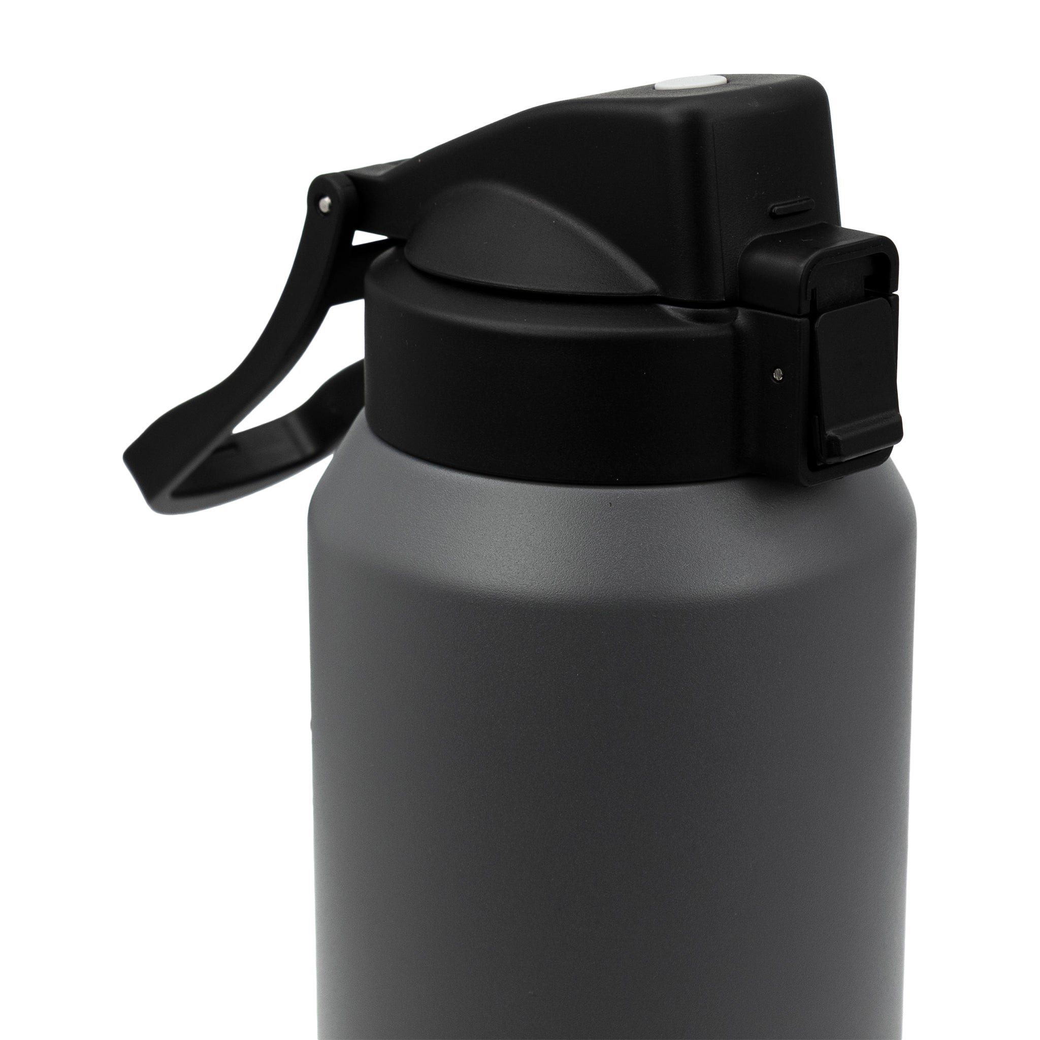 REGENT DOUBLE WALLED VACUUM INSULATED FLASK ST. STEEL AND PP PLASTIC GREY, 1.2L