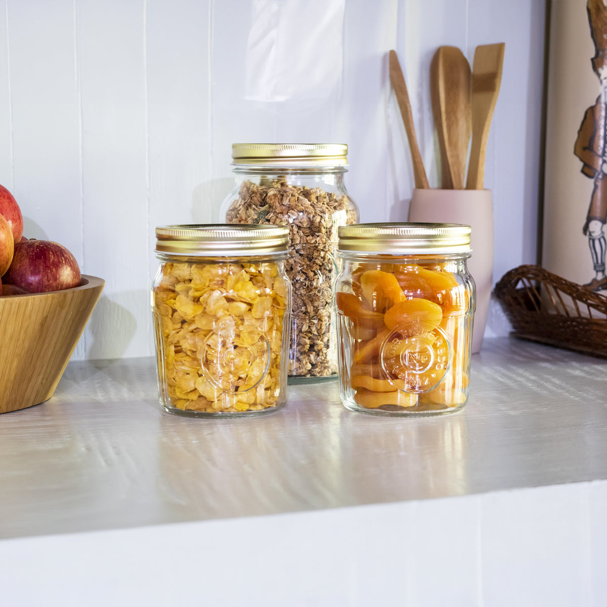 NADIR AMERICANO VINTAGE GLASS JAR, 500ML