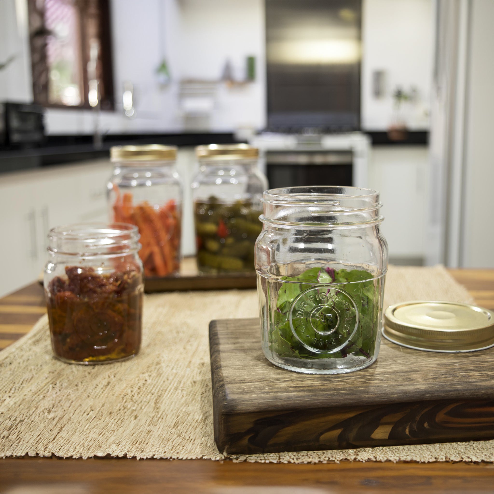 NADIR AMERICANO VINTAGE GLASS JAR, 1L