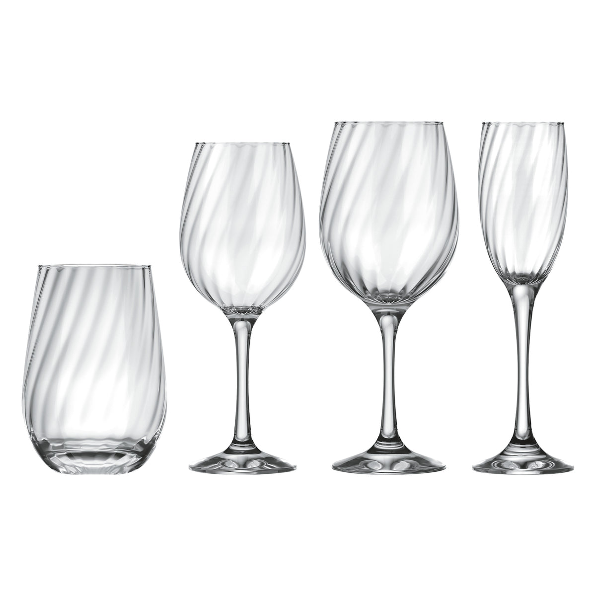 NADIR RAVENA STEMMED CHAMPAGNE FLUTE, 190ML