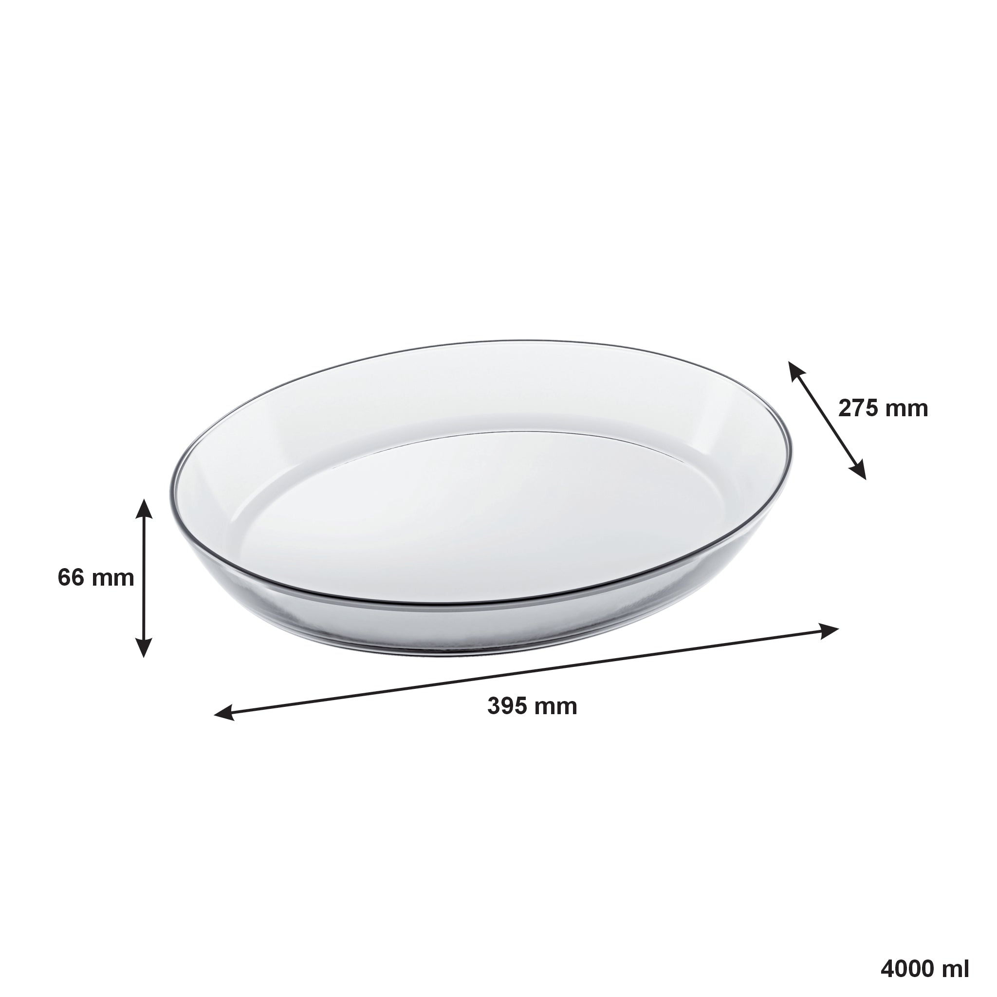 MARINEX OVAL BAKING DISH, 4L