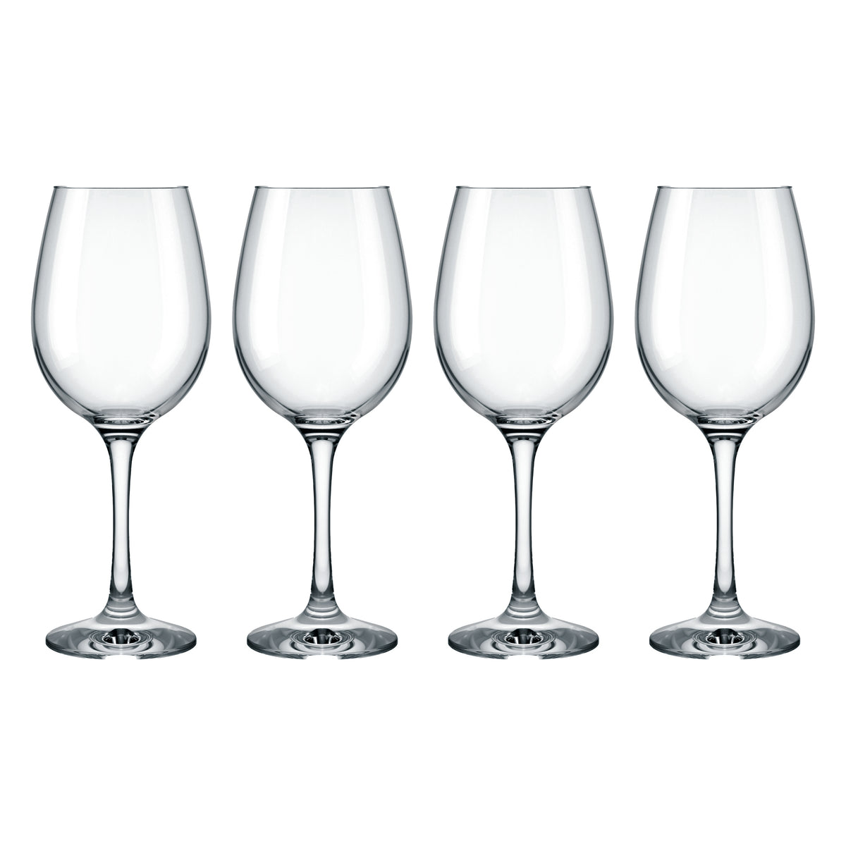 CONSOL LYON STEM WHITE WINE GLASS 4PK, 385ML