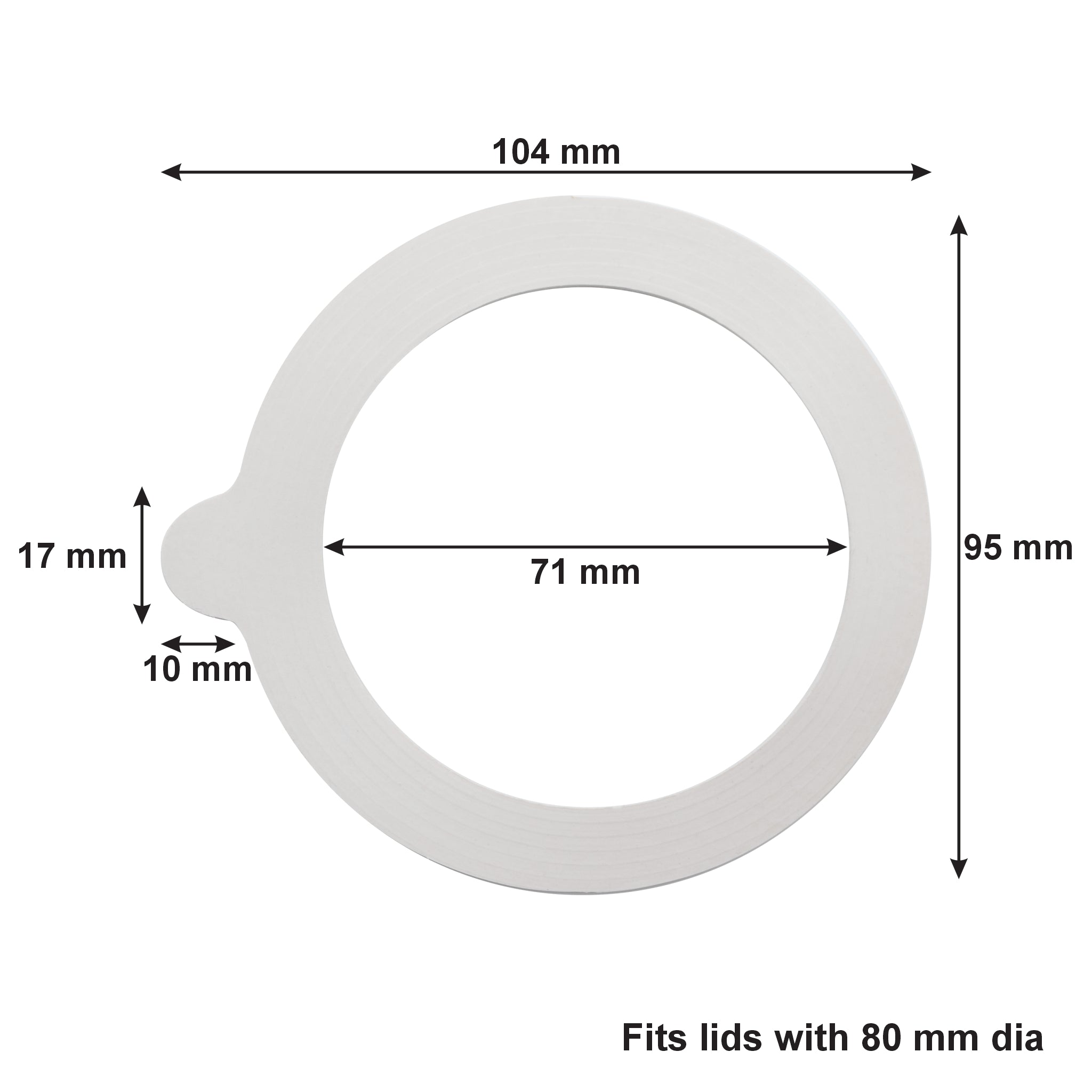 CONSOL RUBBER SEALS 6PK, FOR CODES 17111, 17112, 17113, 17118