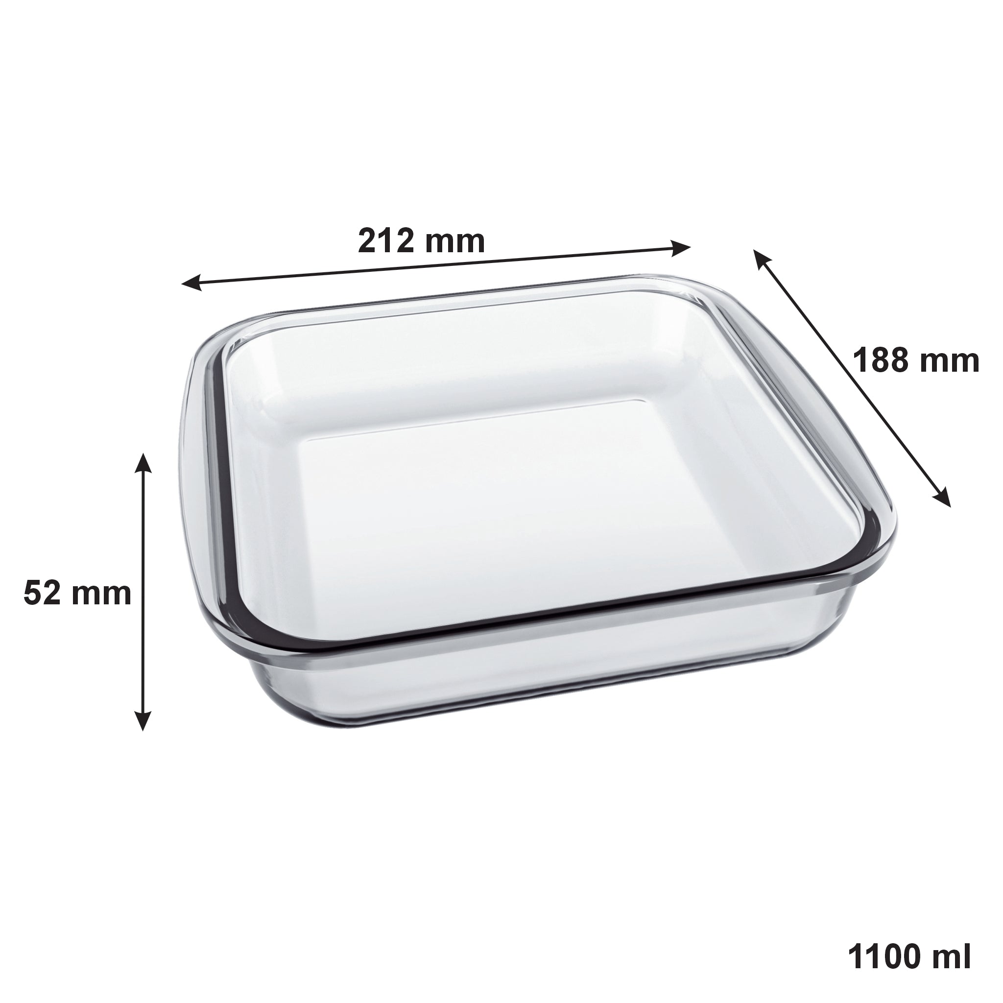 MARINEX SQUARE ROASTERS WITH COLOURED PLASTIC LIDS, 1.1L