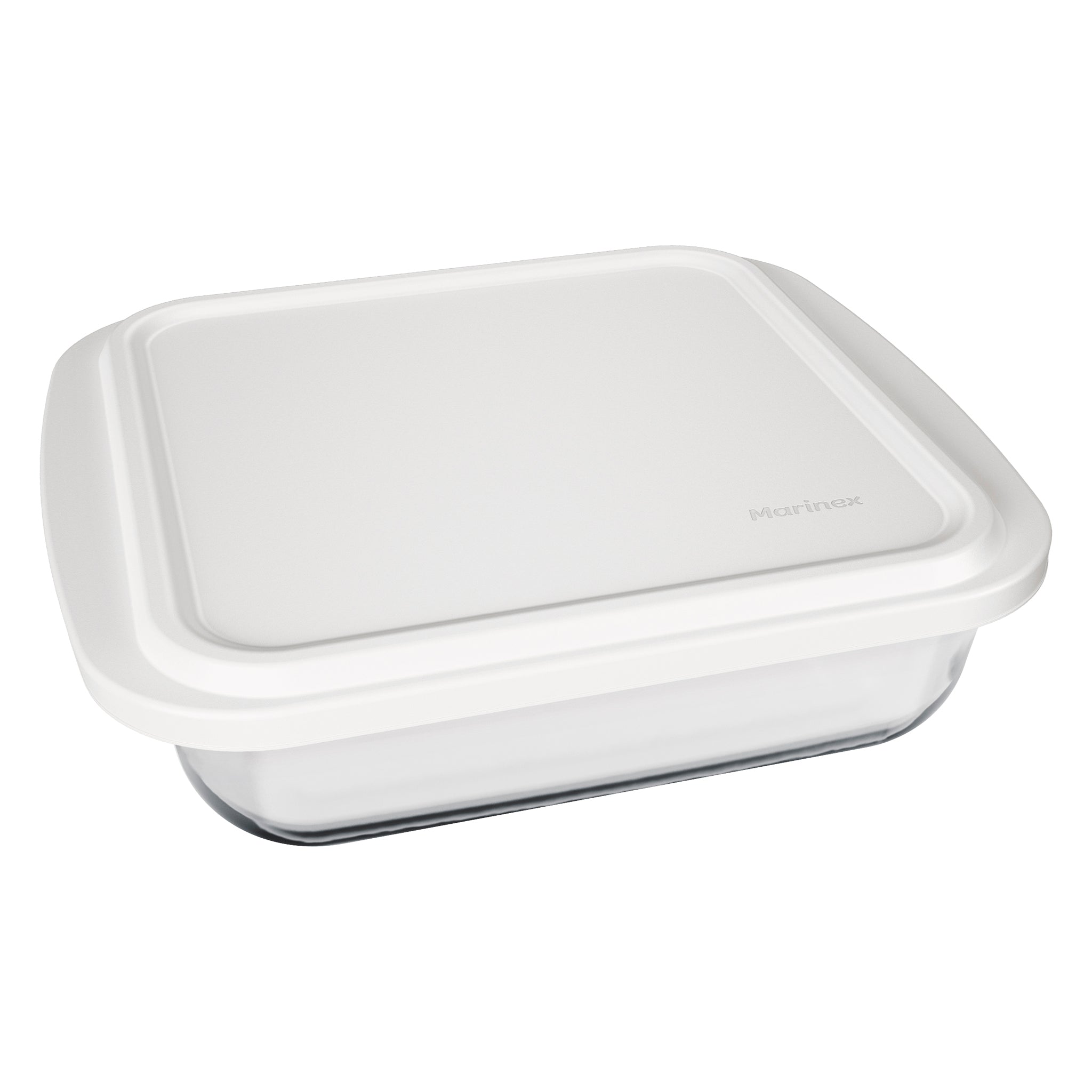 MARINEX SQUARE ROASTERS WITH COLOURED PLASTIC LIDS, 1.8L