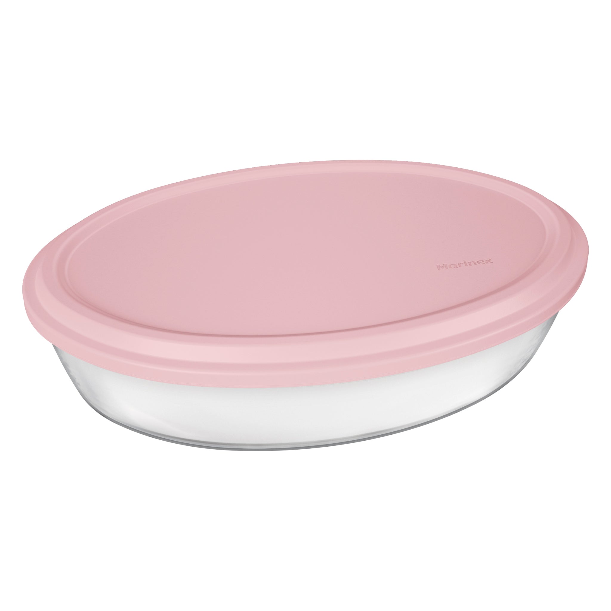 MARINEX OVAL ROASTERS WITH COLOURED PLASTIC LIDS, 1.6L