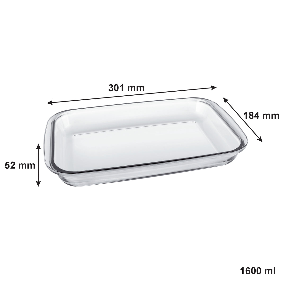 MARINEX RECT. ROASTERS WITH COLOURED PLASTIC LIDS, 1.6L