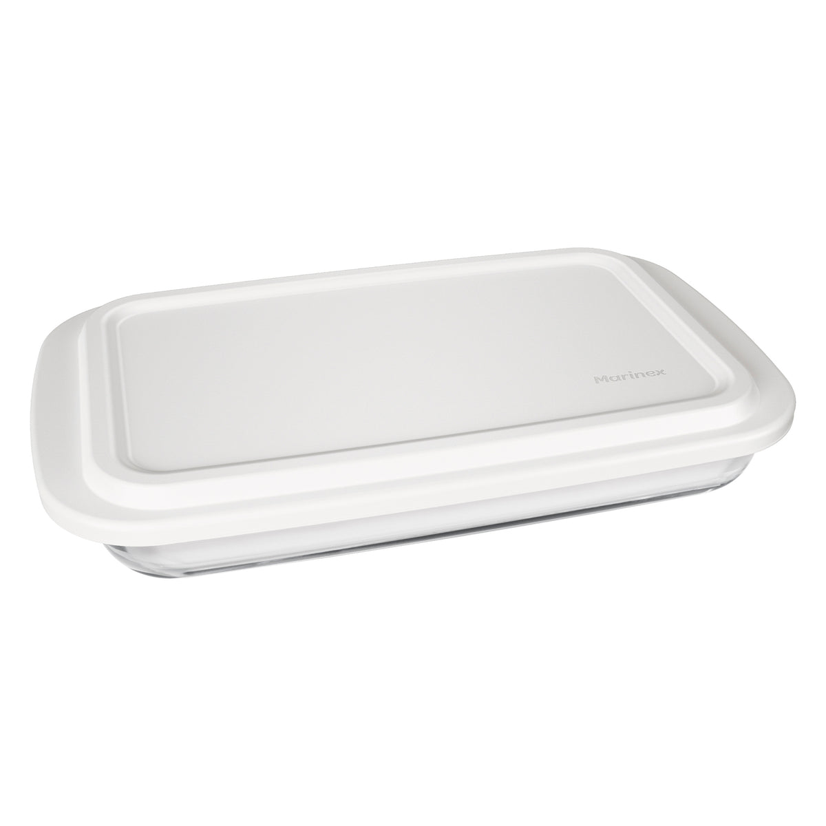 MARINEX RECT. ROASTERS WITH COLOURED PLASTIC LIDS, 1.6L