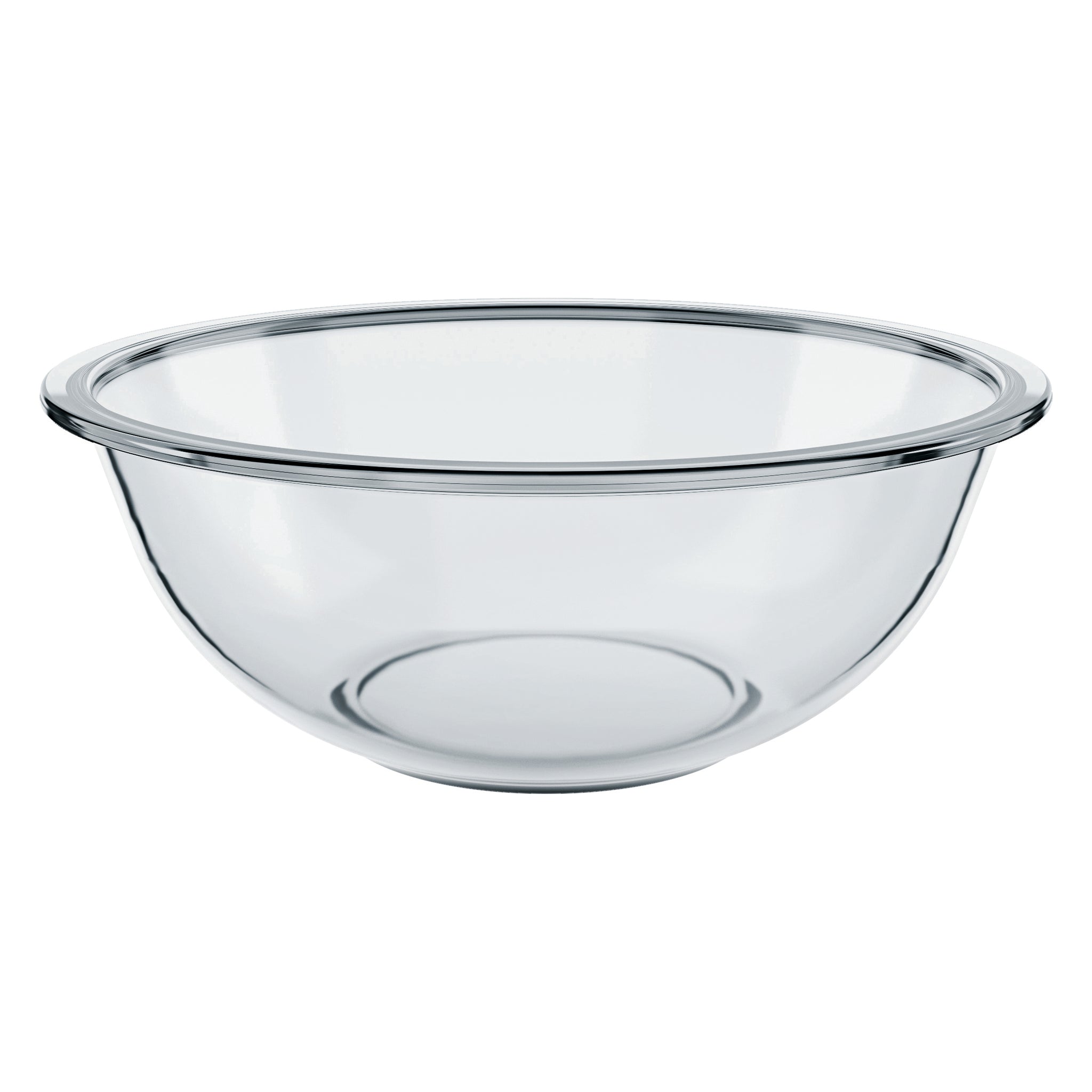 MARINEX MIXING BOWLS WITH COLOURED PLASTIC LIDS, 3L