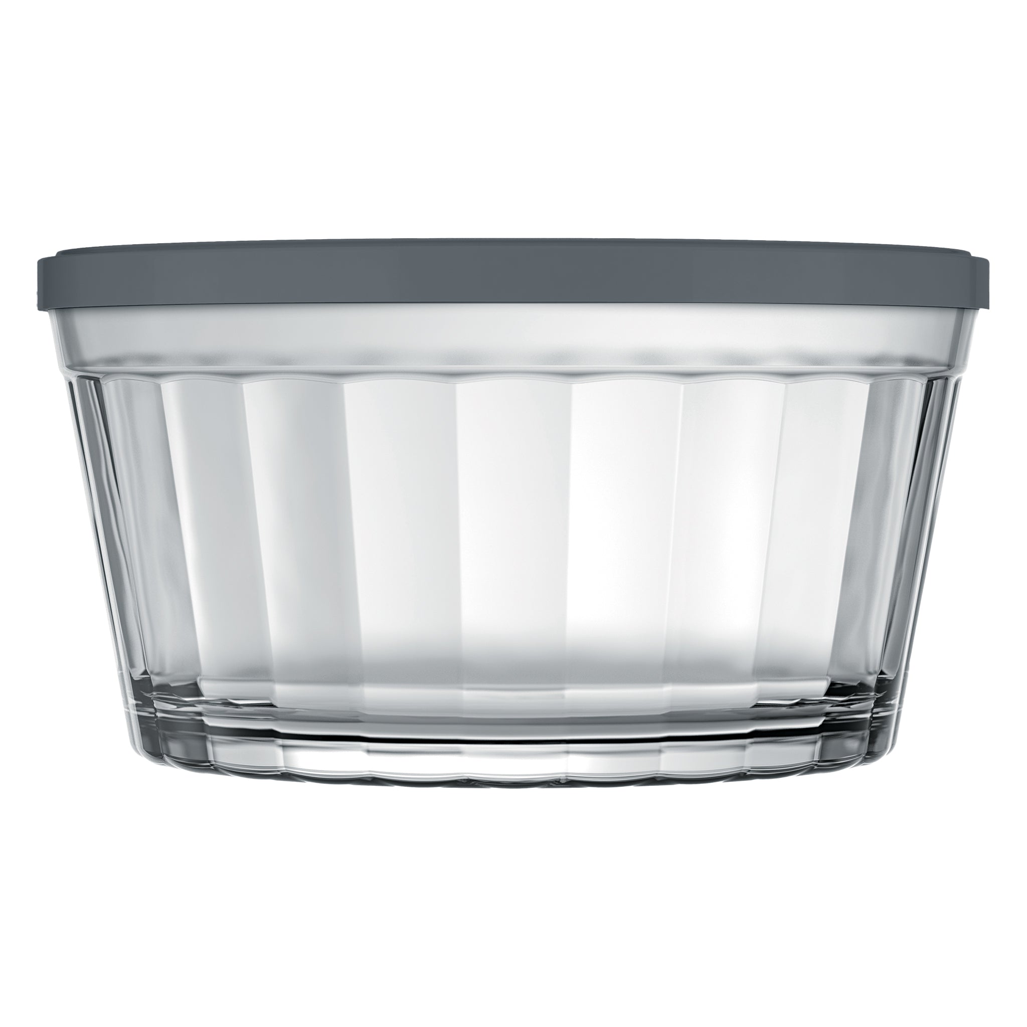 NADIR AMERICANO LARGE BOWL WITH 3 COLOURED PLASTIC LIDS, 600ML