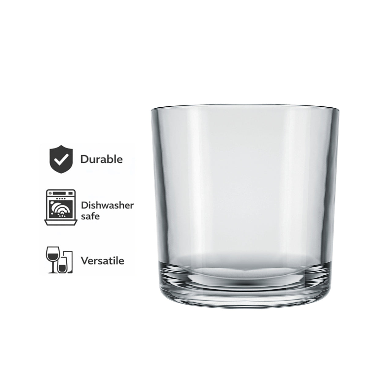 NADIR BAR WHISKEY ROCKS TUMBLER, 265ML