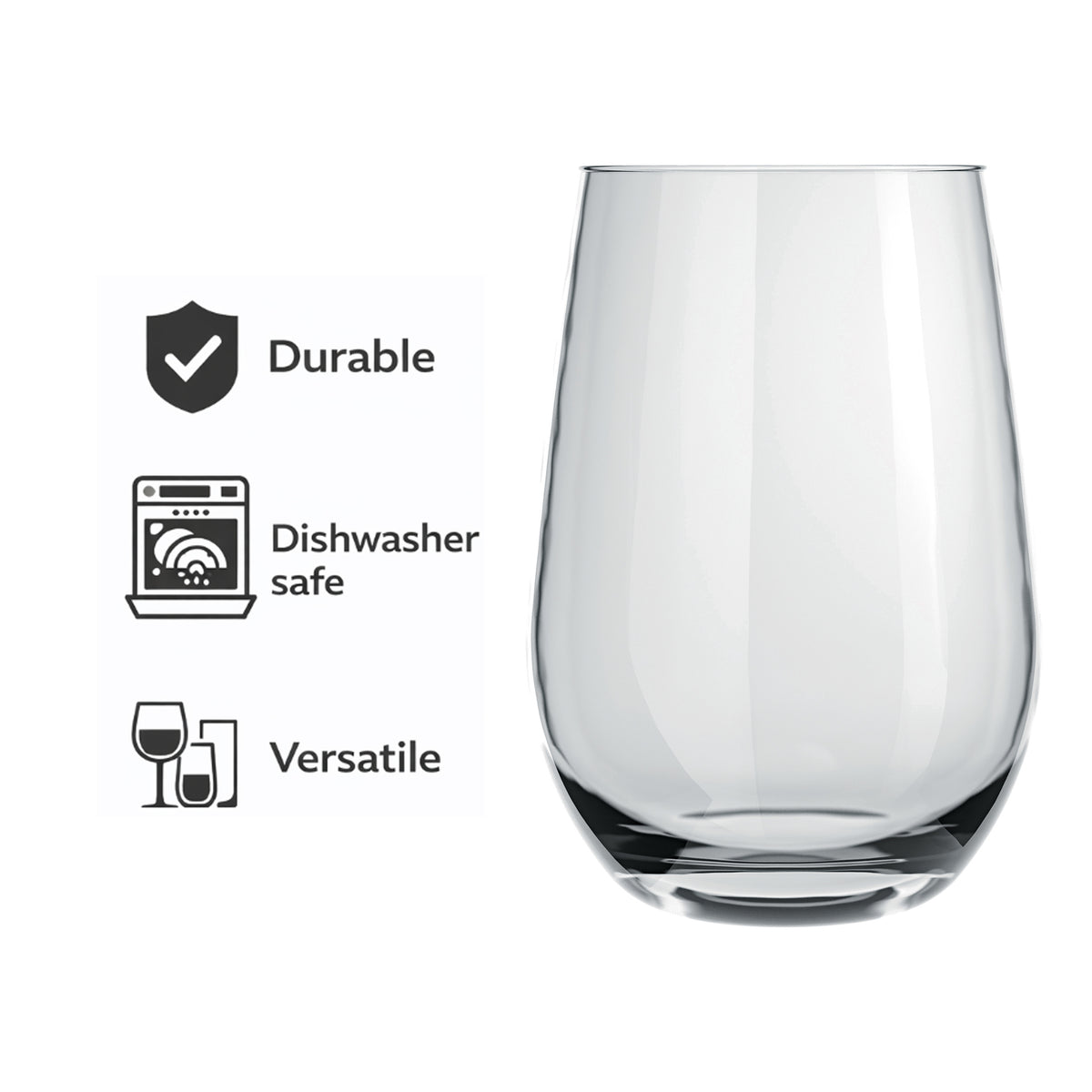 NADIR DUBAI LONG DRINK TUMBLER, 480ML