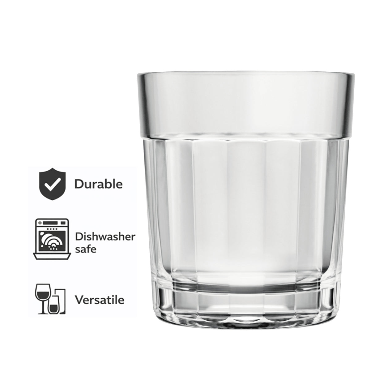 NADIR AMERICANO OLD FASHIONED TUMBLER, 315ML