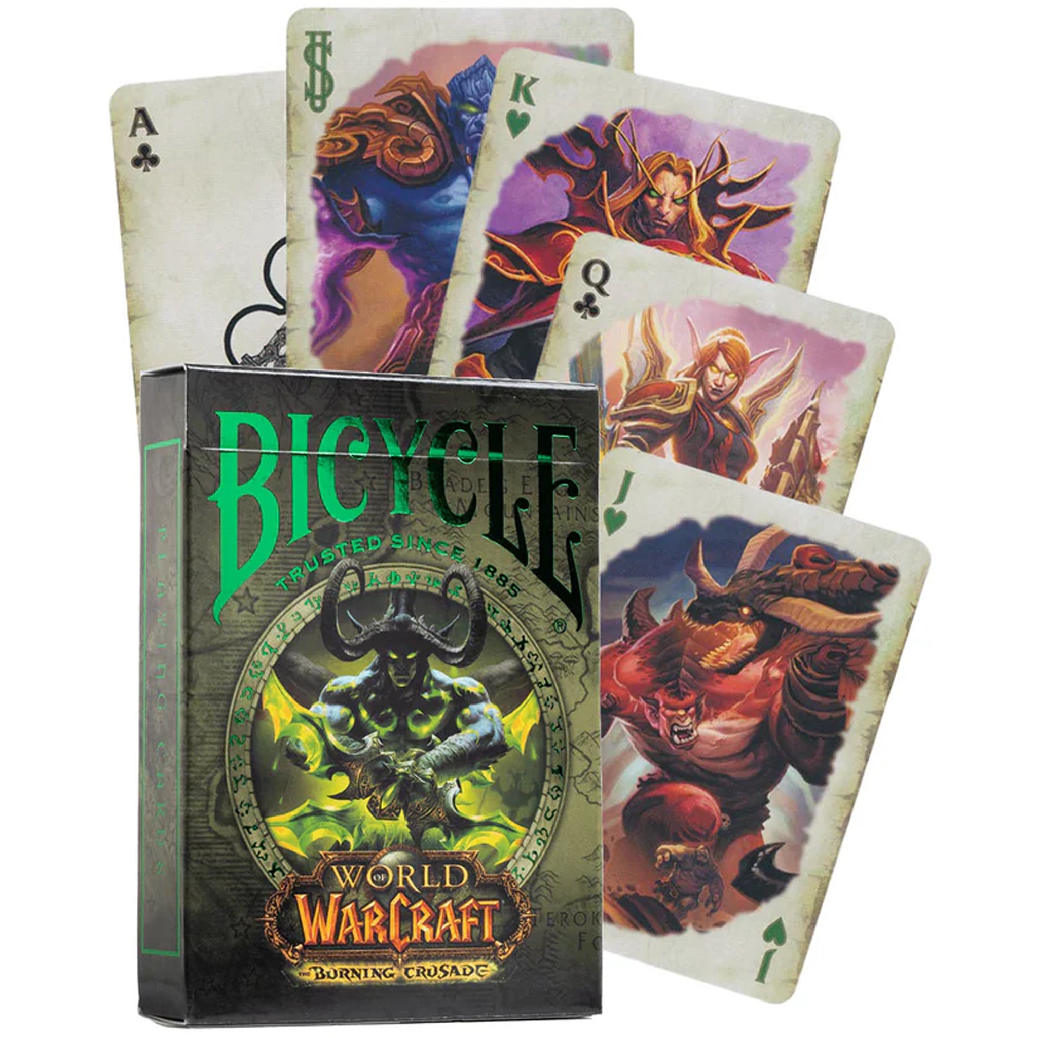 BICYCLE WORLD OF WARCRAFT BURNING CRUSADE PLAYING CARDS 1PK