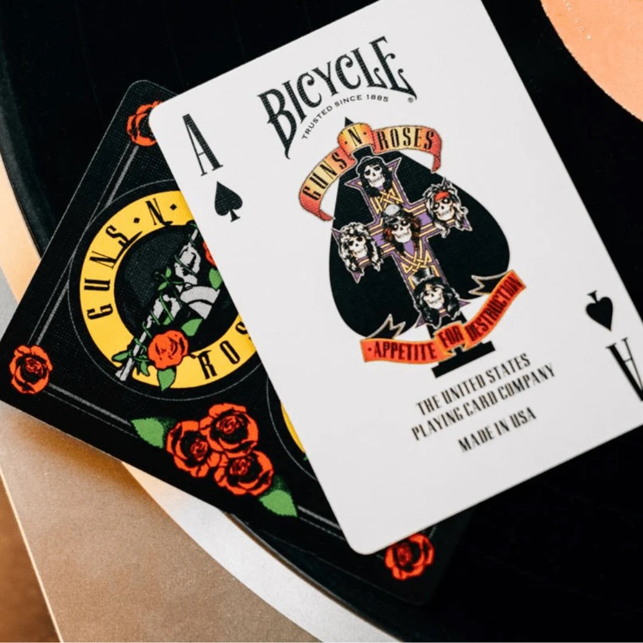BICYCLE GUNS N`ROSES PLAYING CARDS
