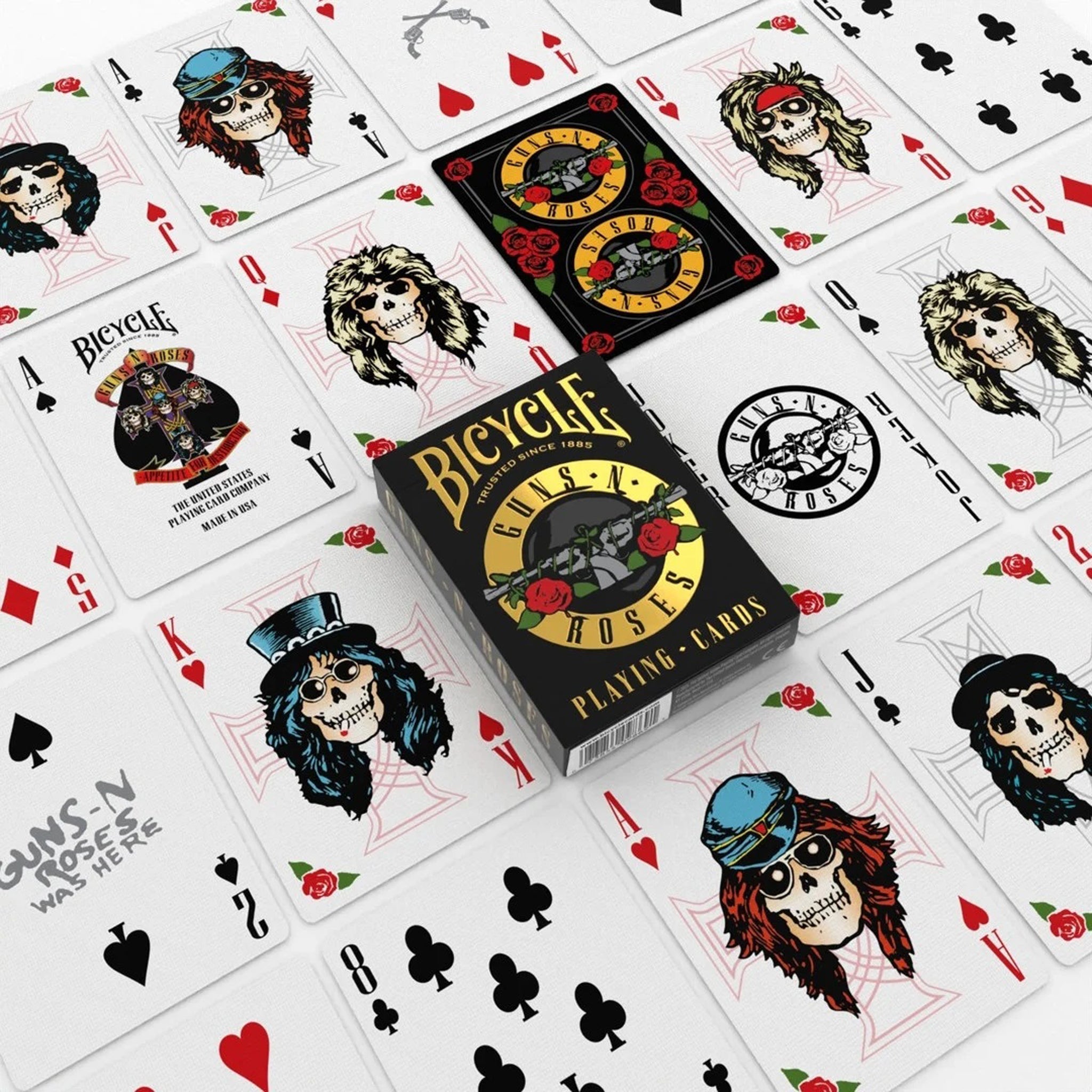 BICYCLE GUNS N`ROSES PLAYING CARDS