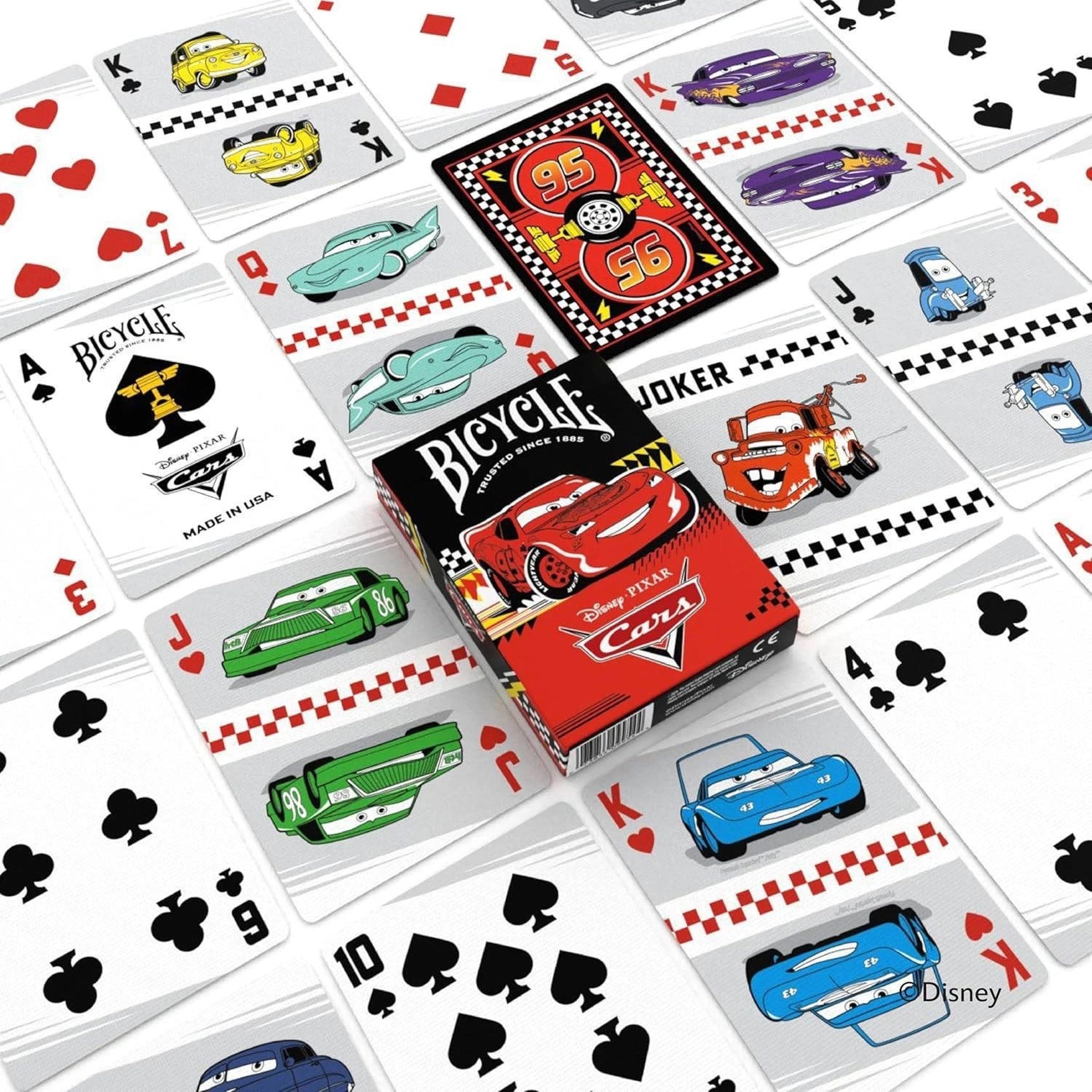 BICYCLE DISNEY CARS PLAYING CARDS