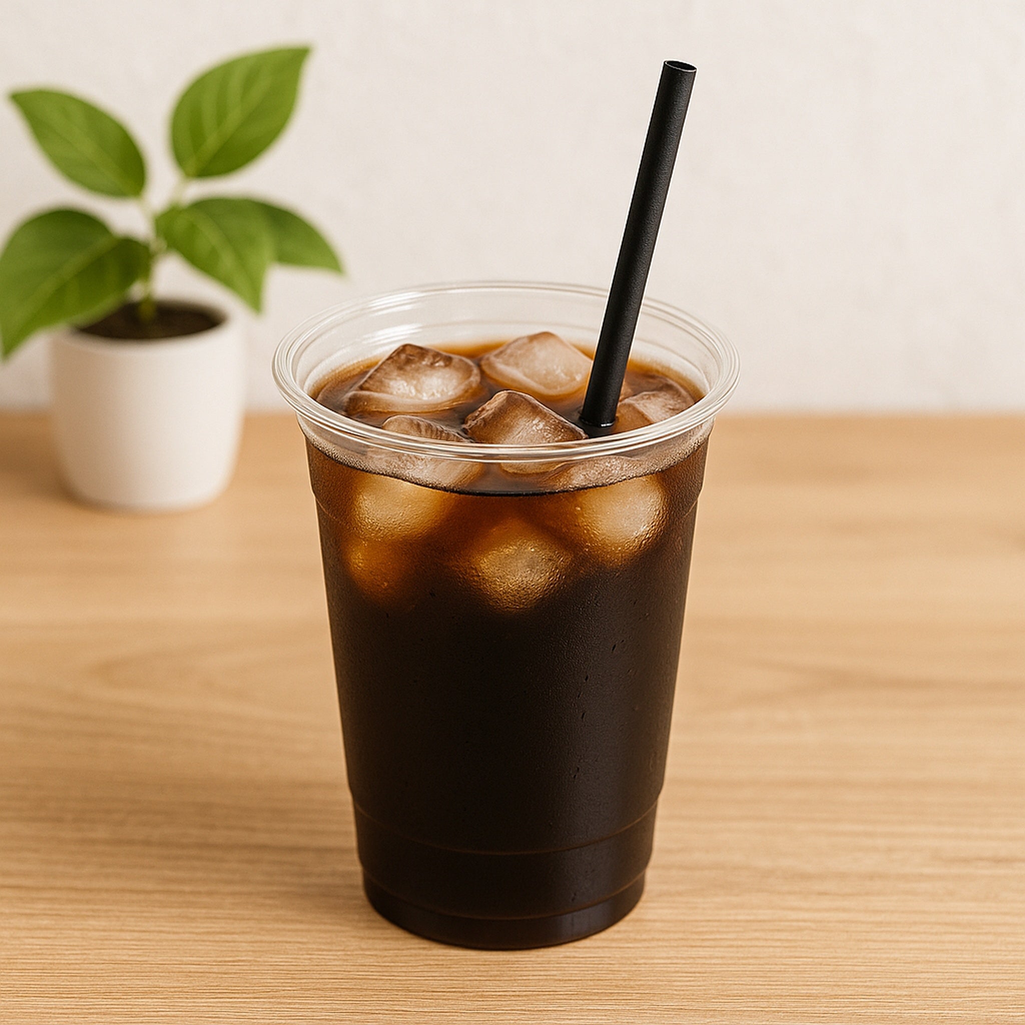 BAR BUTLER PAPER STRAWS BLACK PACK 3 PLY 6MM, 100PK